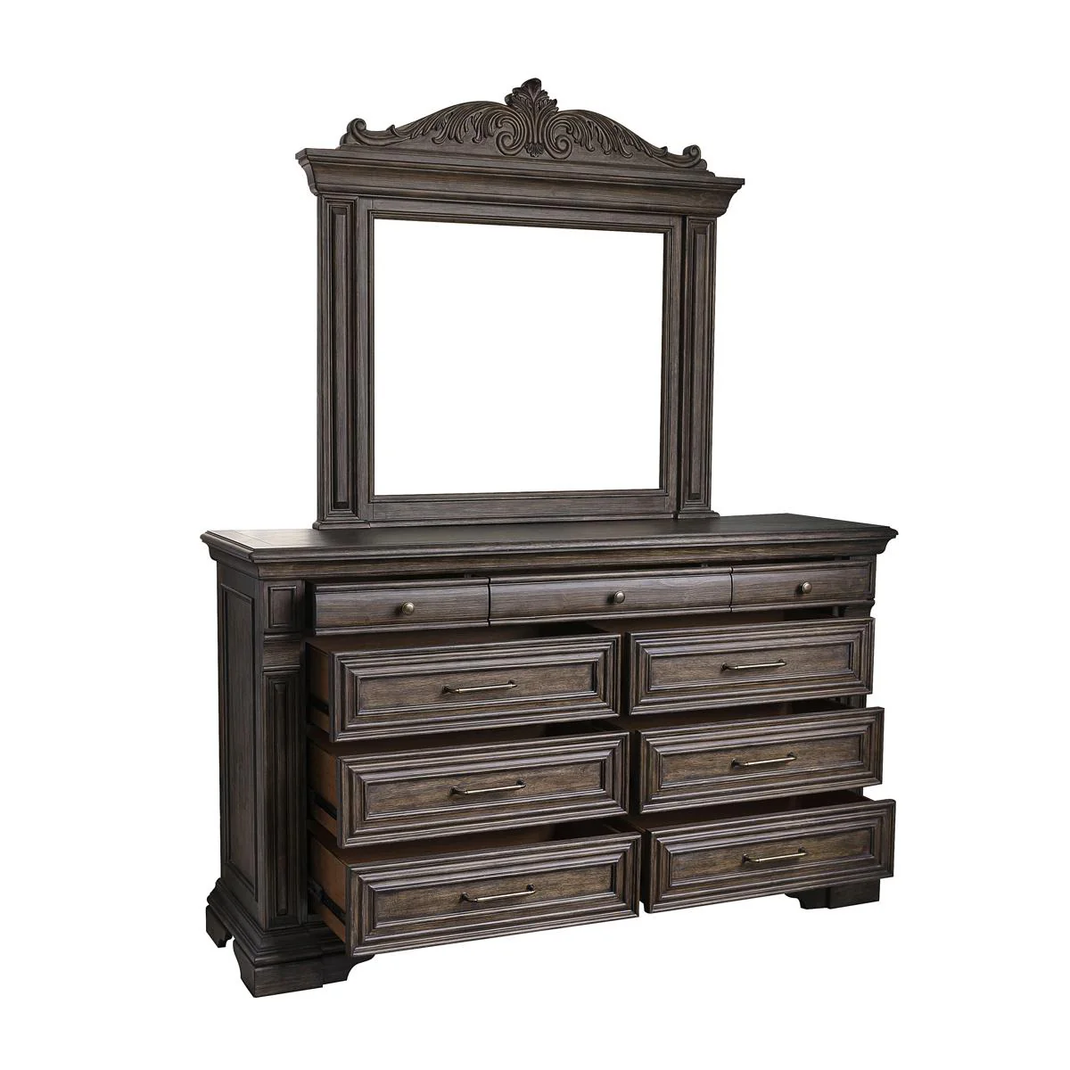 Pulaski Bedford Heights Dresser in Estate Brown - Image 5