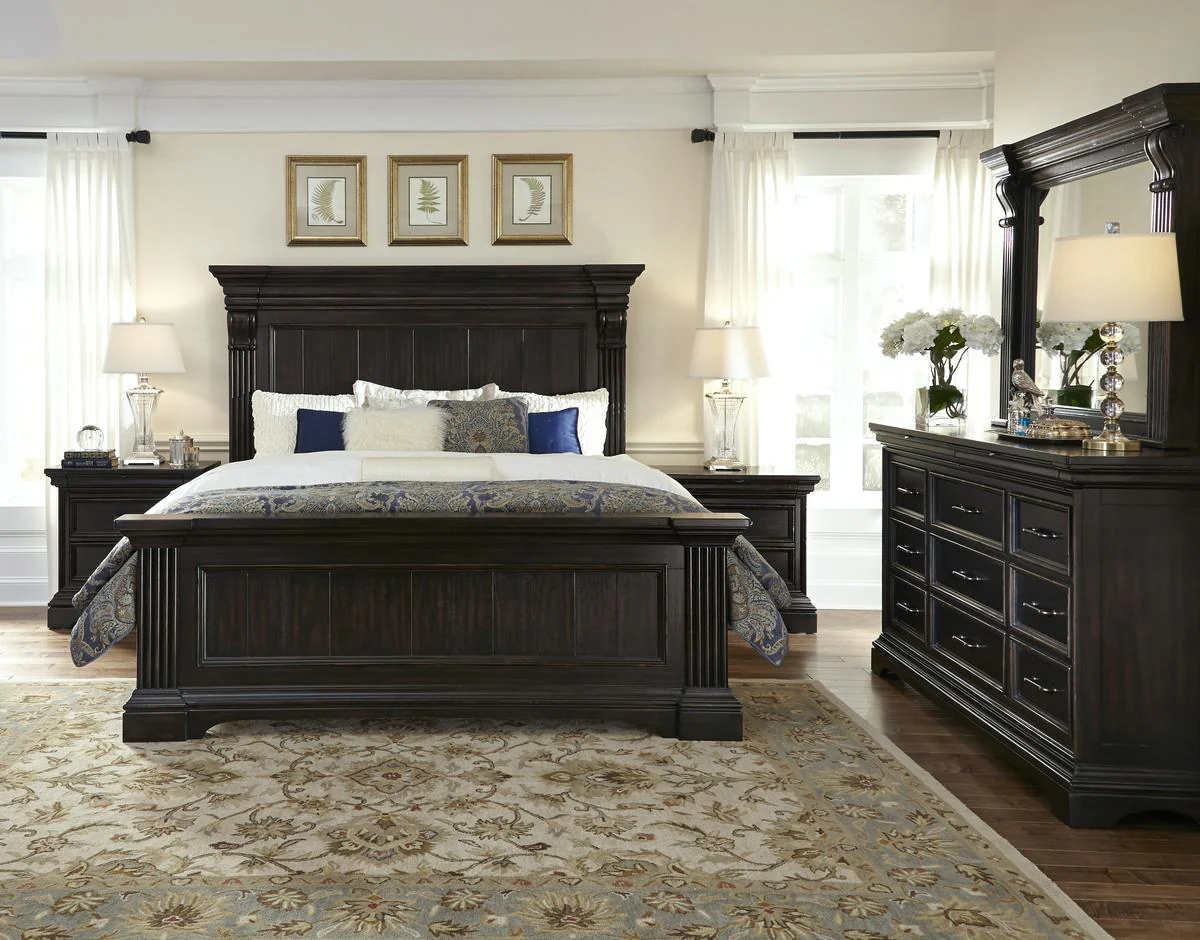 Pulaski Caldwell Nightstand in Dark Wood - Image 3