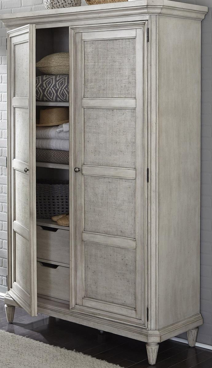 Pulaski Campbell Street 4 Drawer Armoire in Vanilla Cream - Image 3