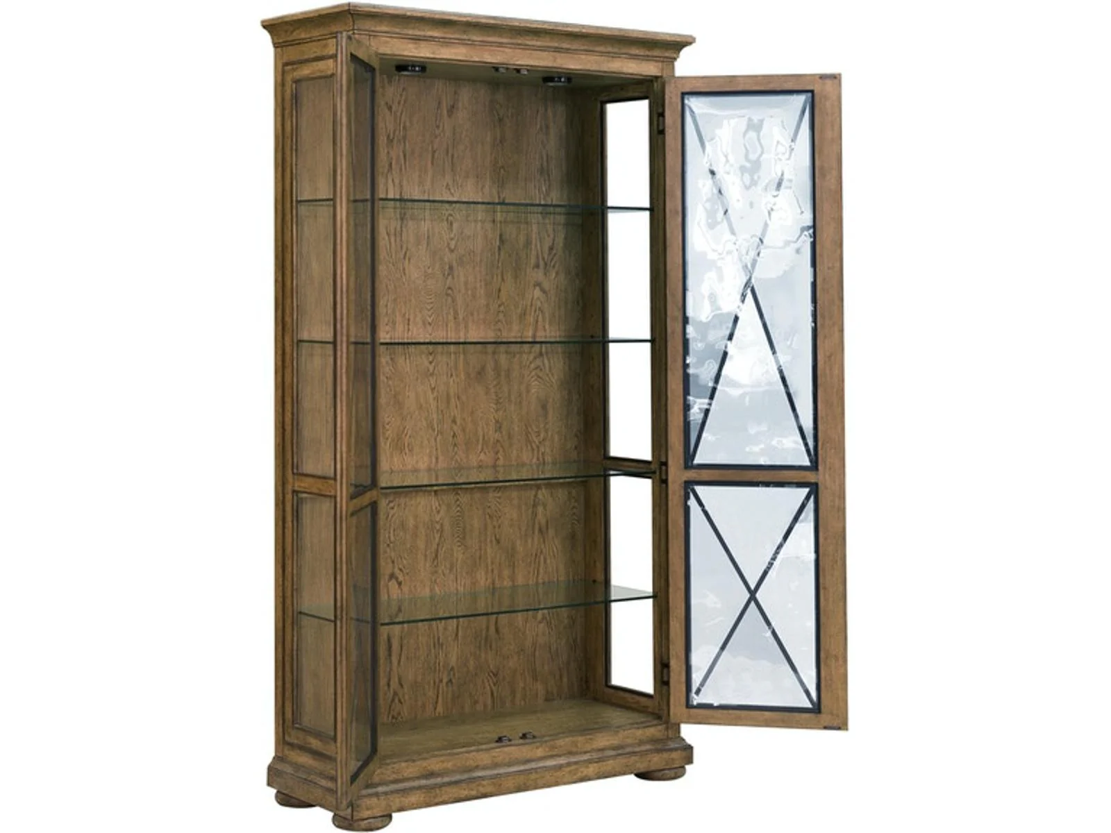 Pulaski Furniture Anthology Curio China in Medium Wood - Image 3
