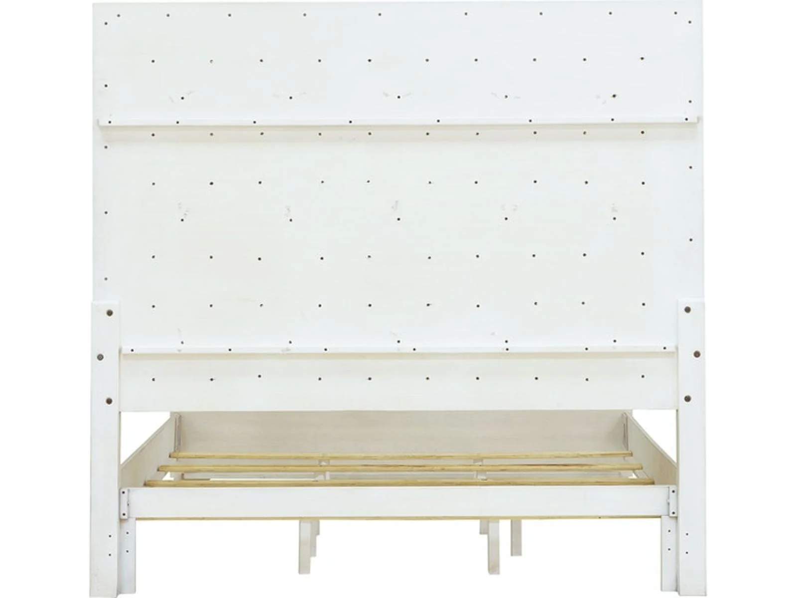 Pulaski Furniture Camila California King Upholstered Bed in Light Wood - Image 3