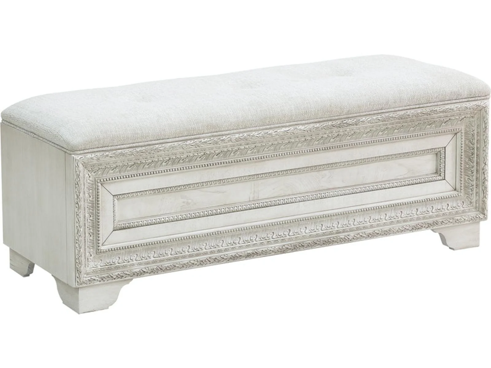 Pulaski Furniture Camila Storage Bed Bench in Light Wood