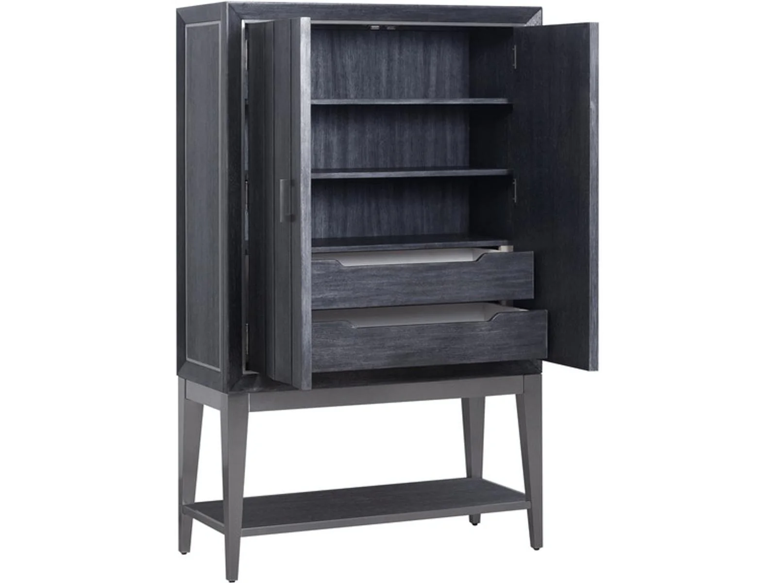 Pulaski Furniture Echo Door Chest in Galaxy Black - Image 3