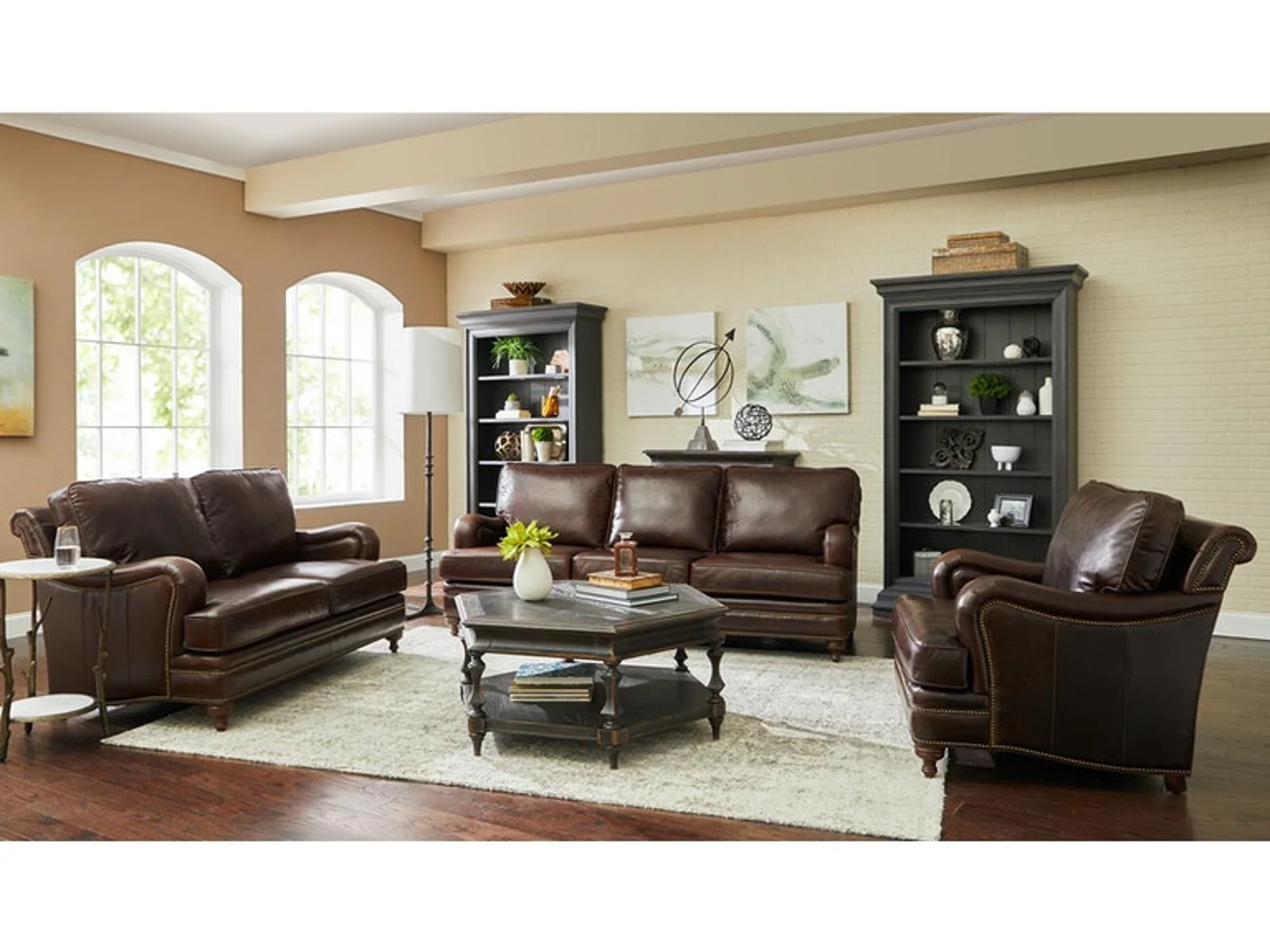 Pulaski Furniture Oliver Ottoman in Dark Wood - Image 4
