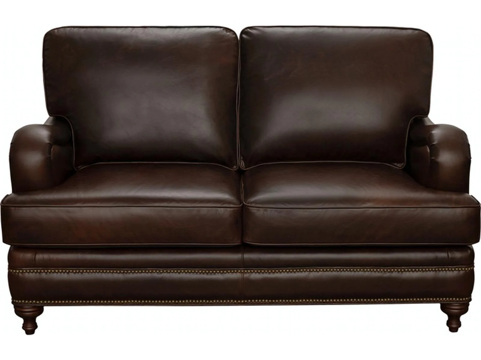 Pulaski Furniture Oliver Stationary Loveseat in Dark Wood - Image 2