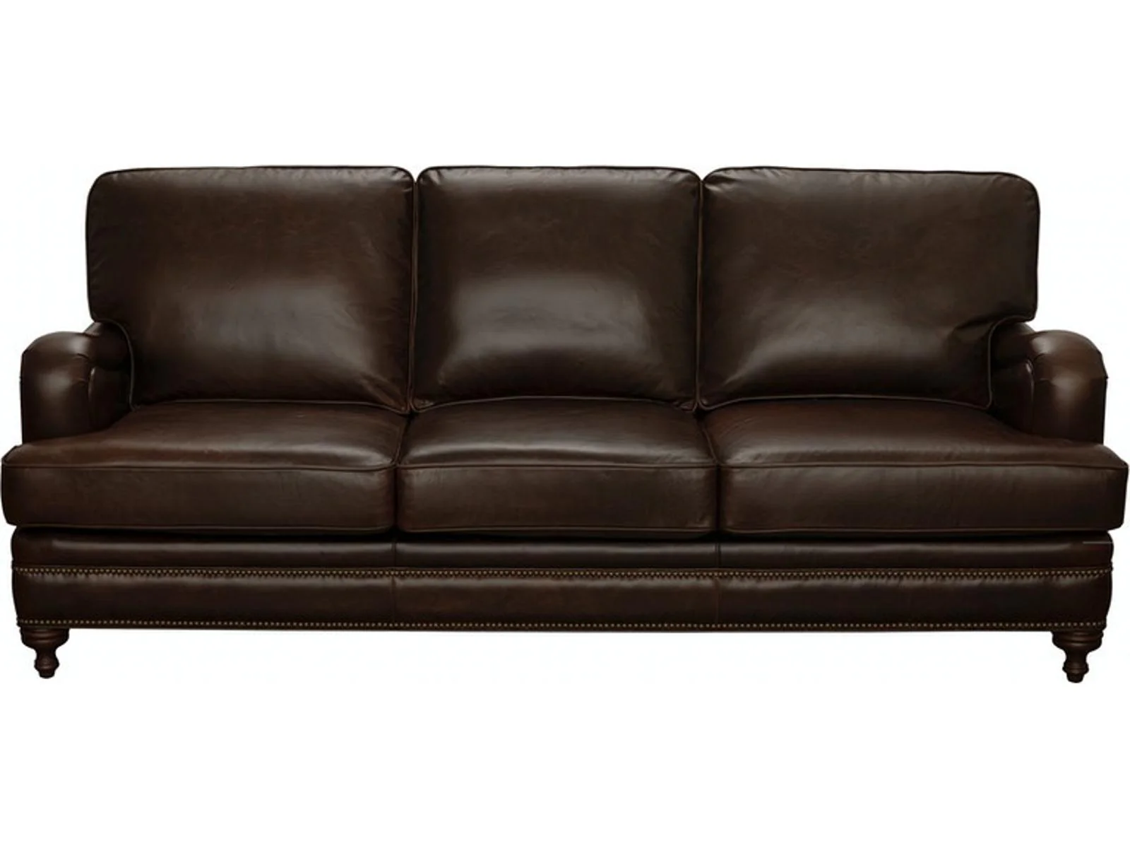 Pulaski Furniture Oliver Stationary Sofa in Dark Wood - Image 2