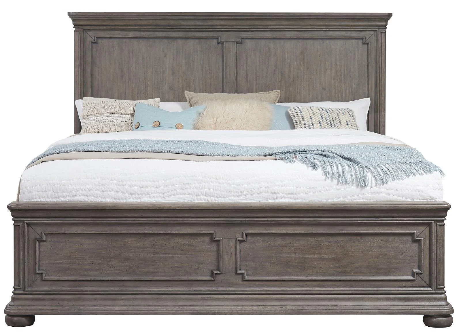 Pulaski Lasalle King Panel Bed in Natural
