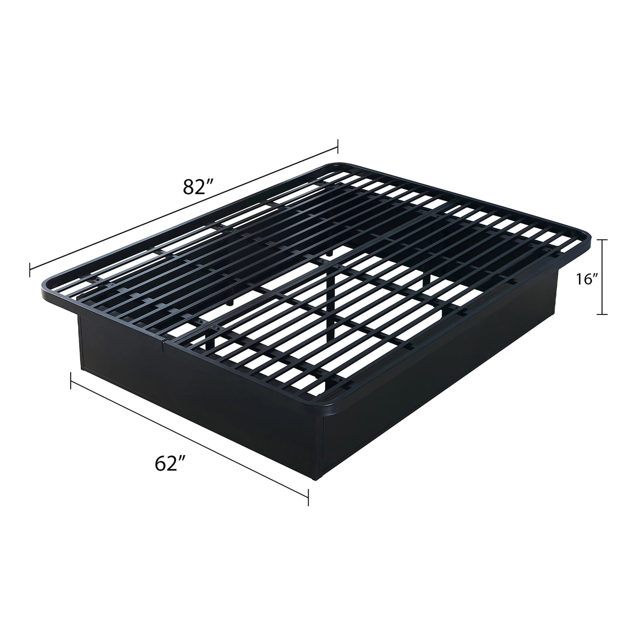Queen Size Bed Metal Frame - Image 9