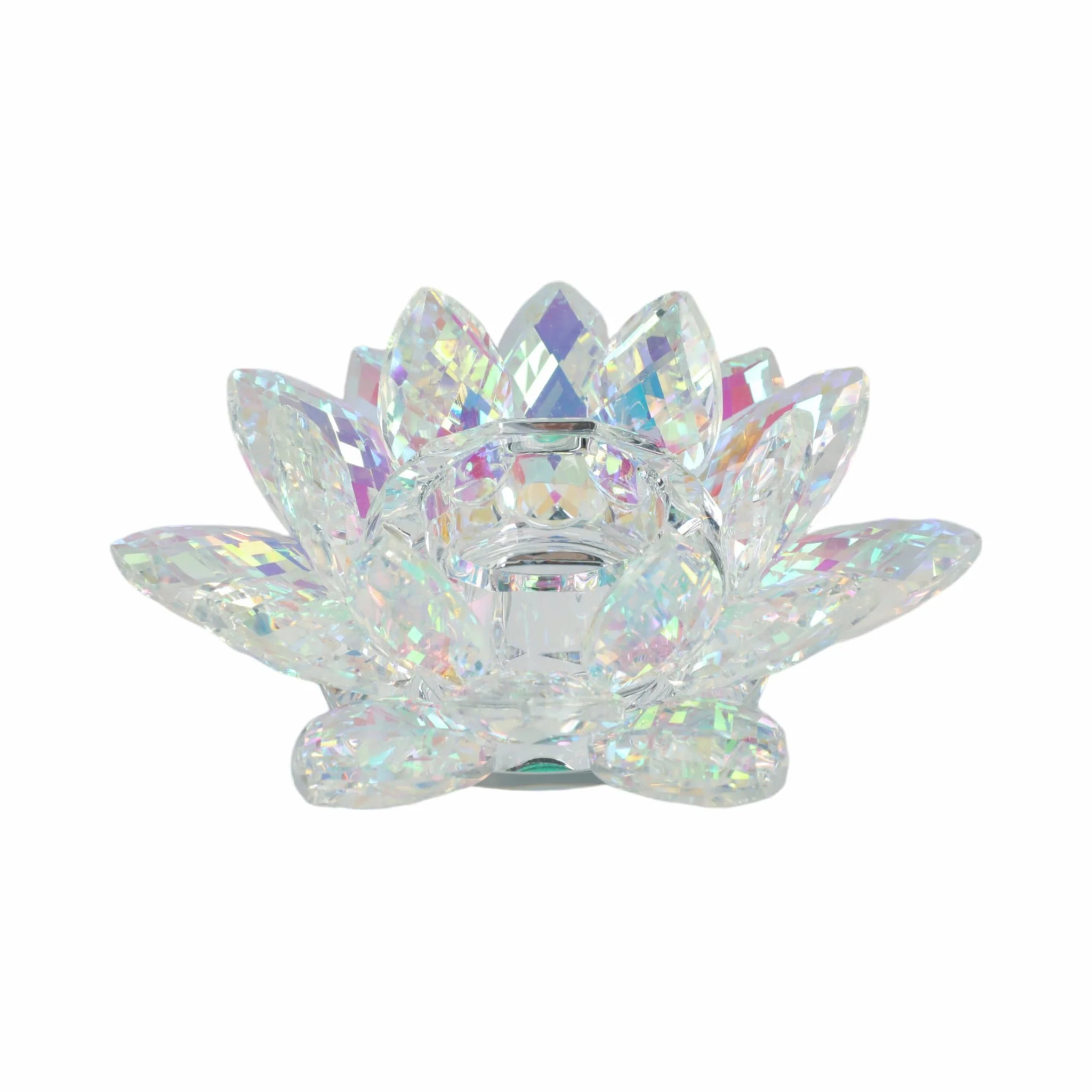 Rainbow Crystal Lotus Votive Holder 6 - Image 3