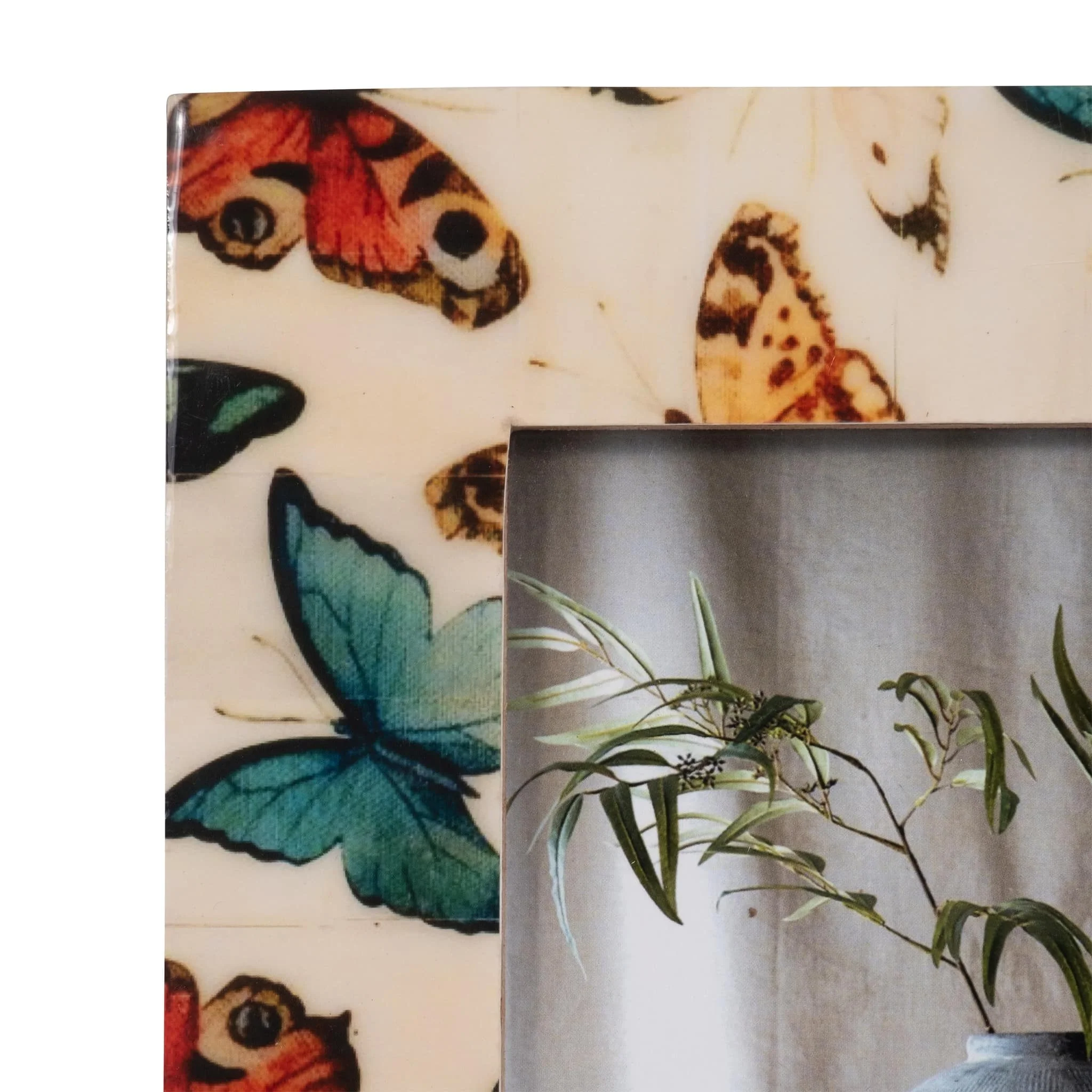 Resin, 4x6 Butterflies Photo Frame, Multi - Image 5