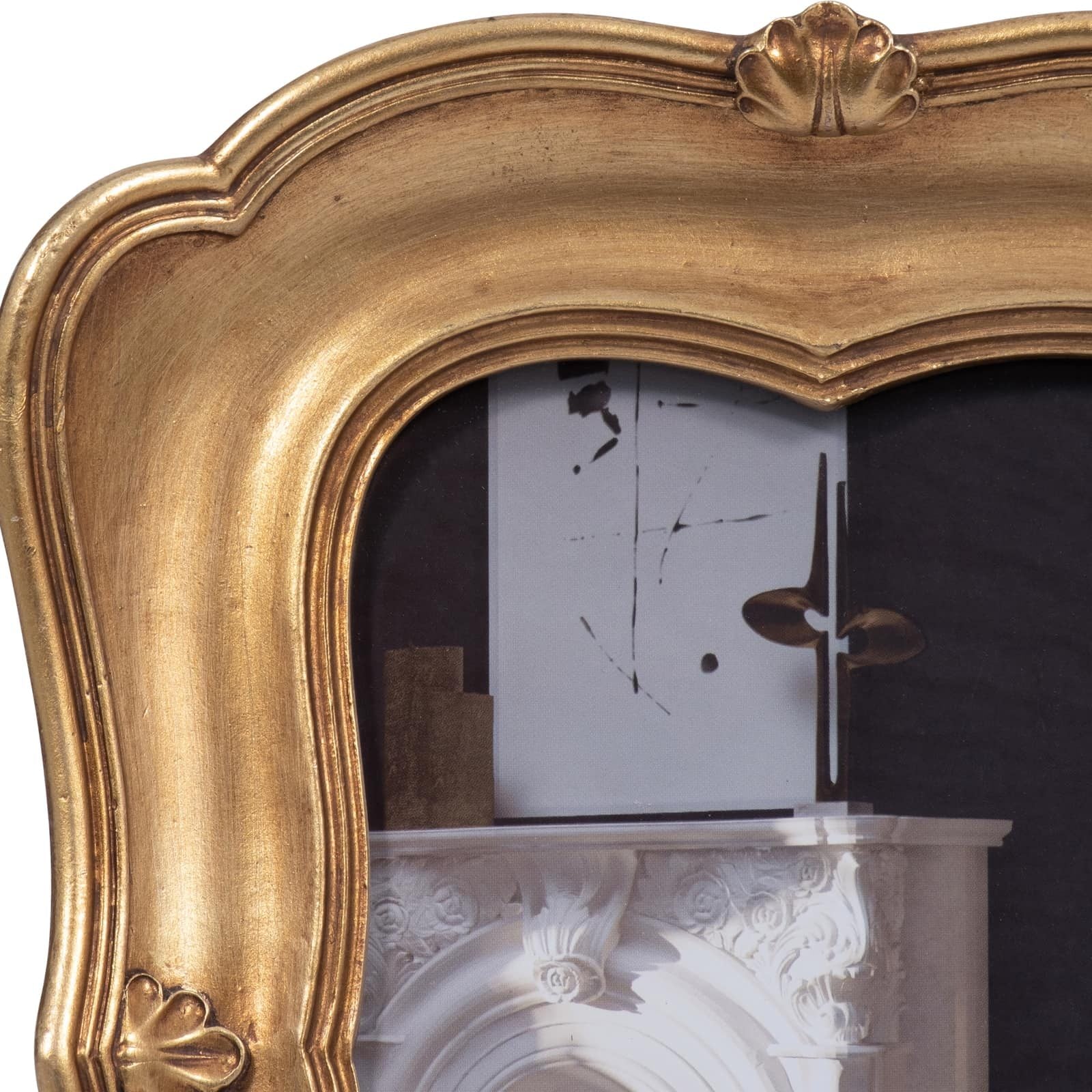 Resin, 4x6 Vintage Photo Frame, Gold - Image 4