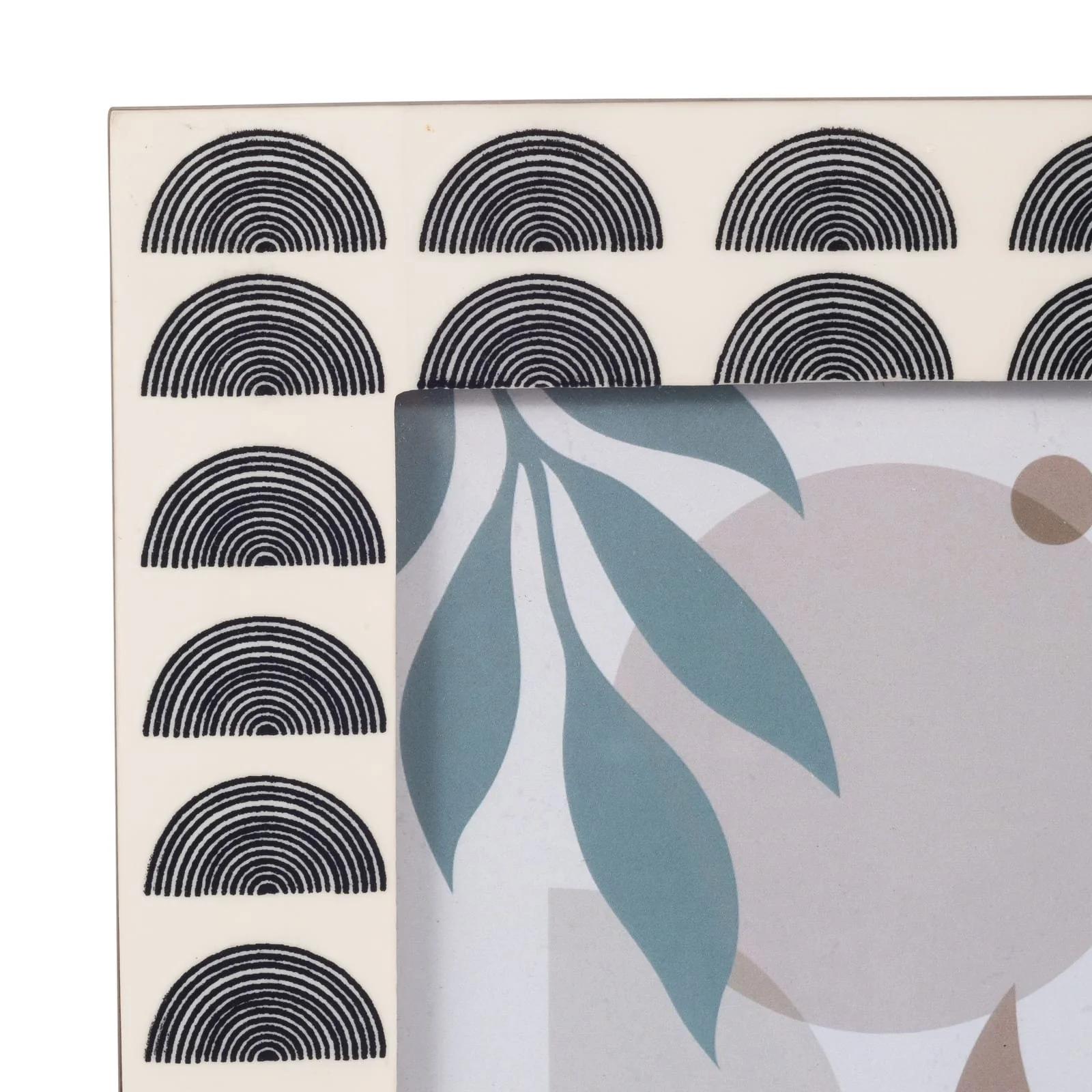 Resin, 5x7 Black Arches Photo Frame, Ivory/black - Image 4