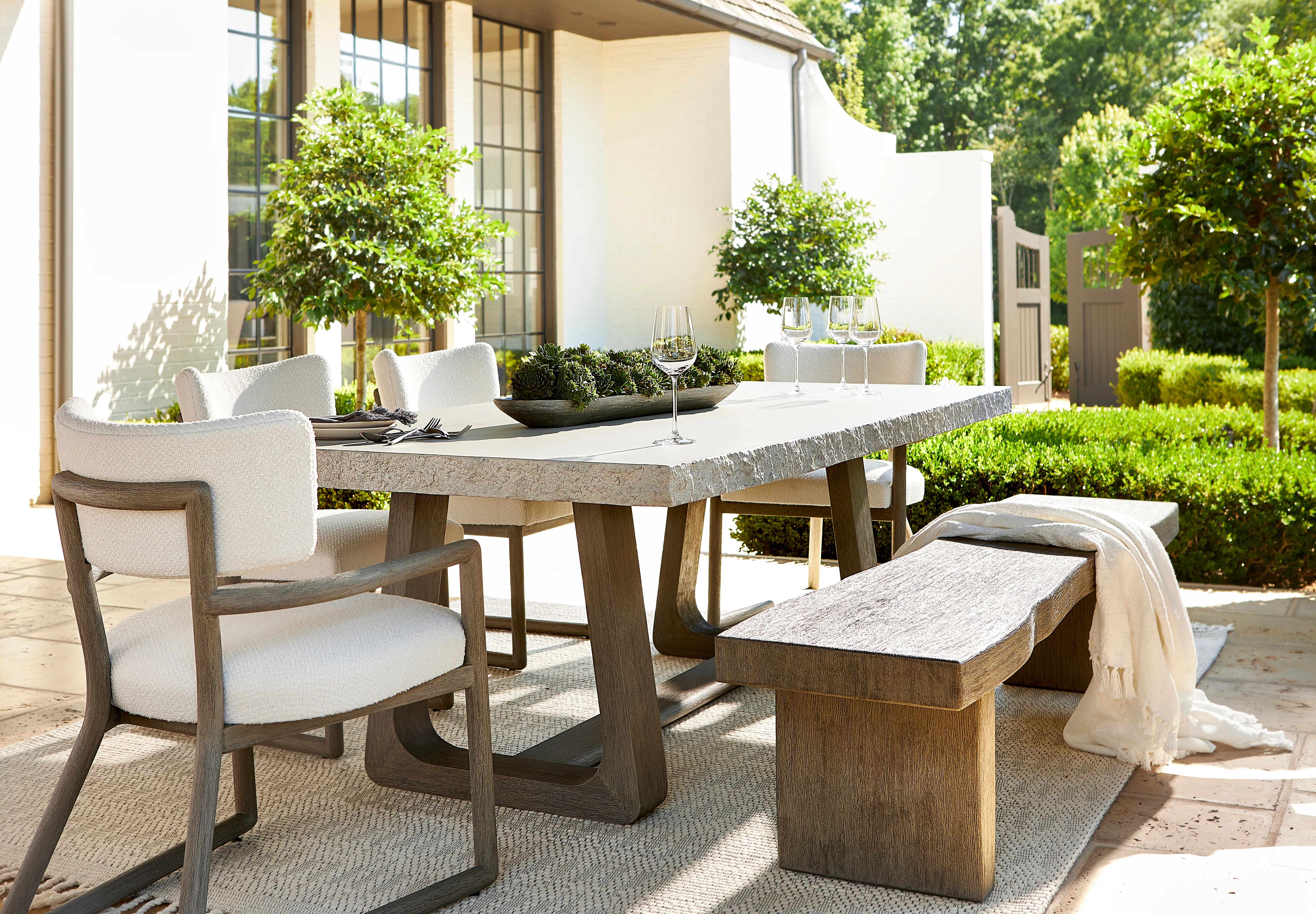 Rhodes Outdoor Arm Chair - Image 7