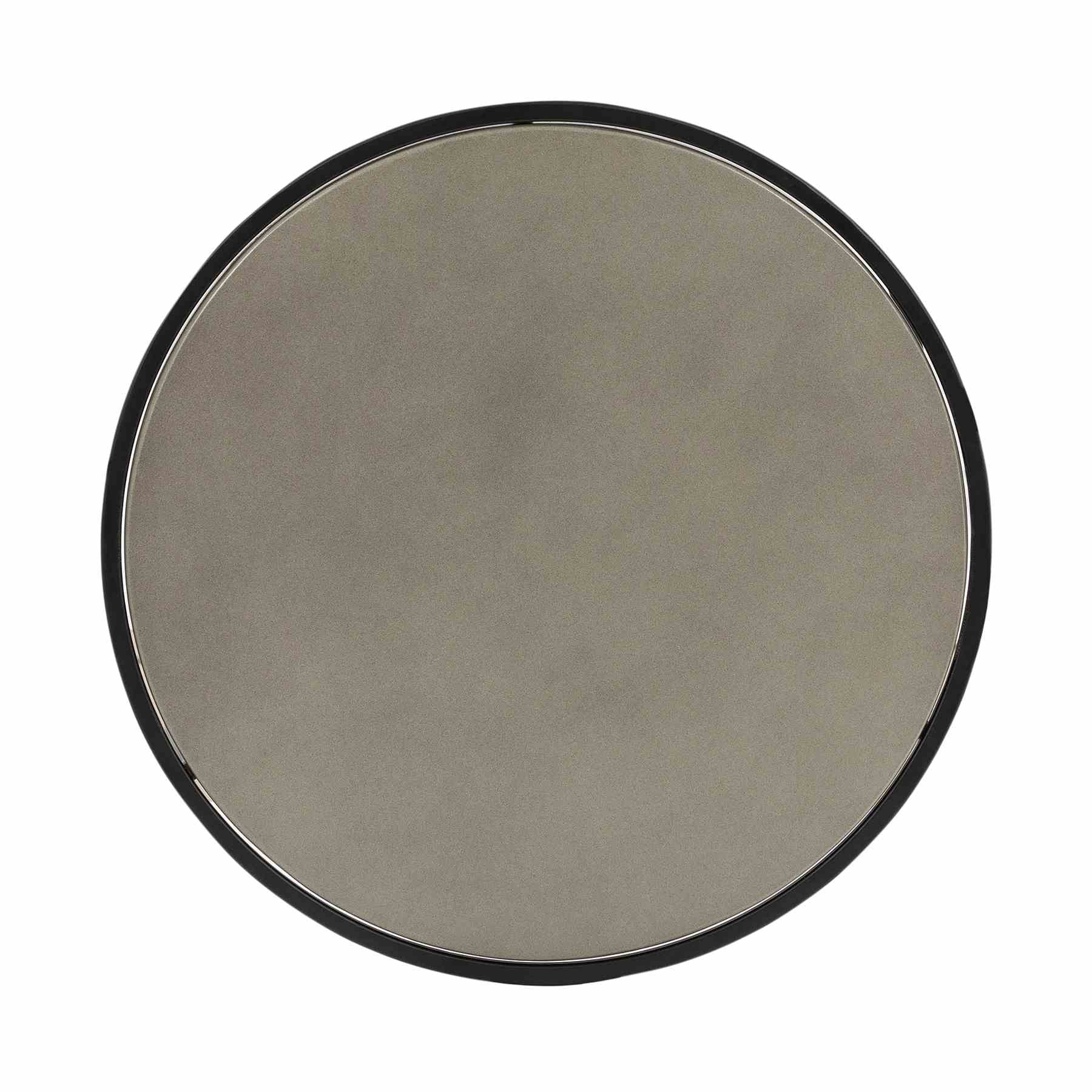 Rina Concrete and Black Metal 2 Piece Nesting Coffee Table Set - Image 6