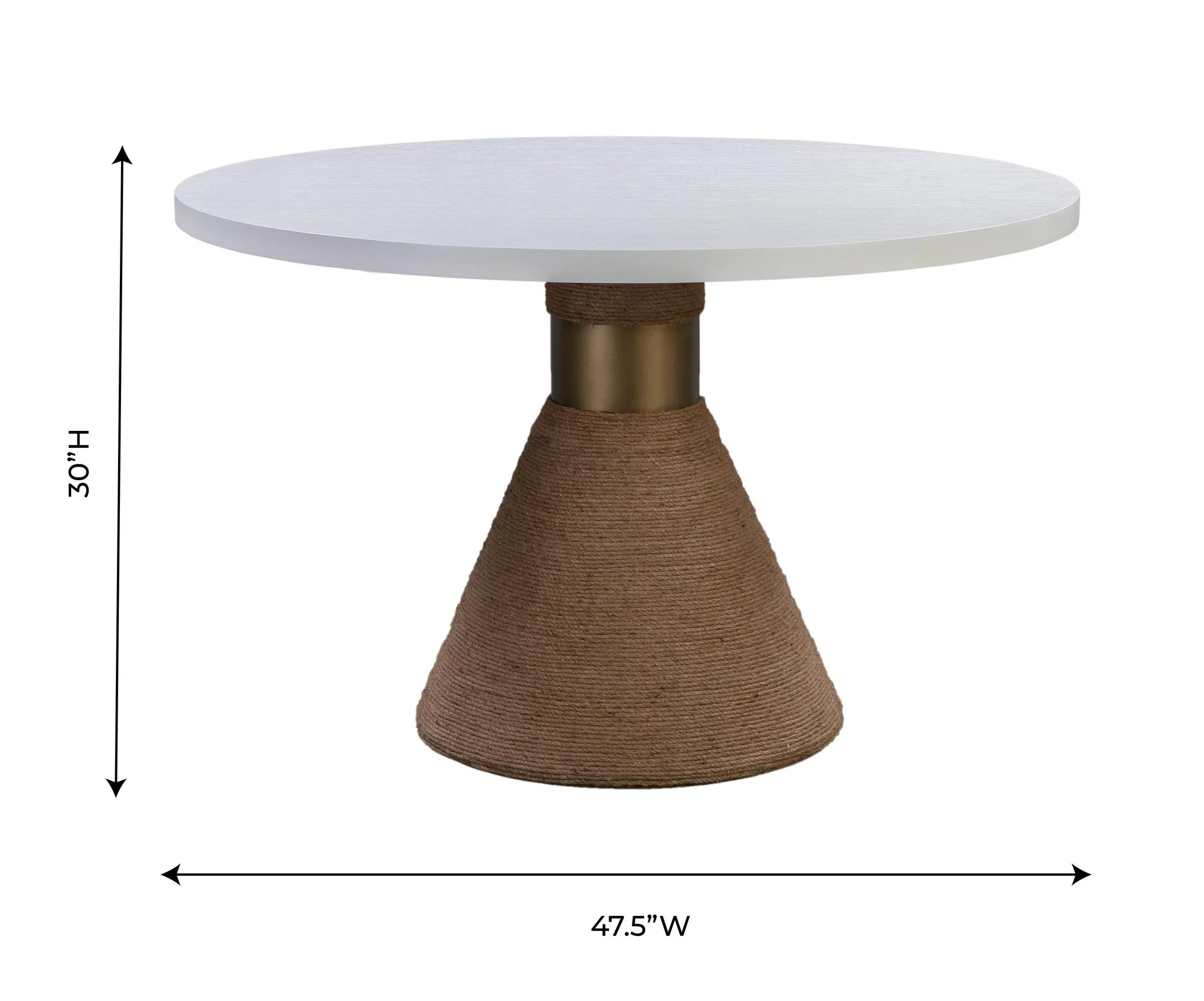 Rishi Natural Rope Round Table - Image 7
