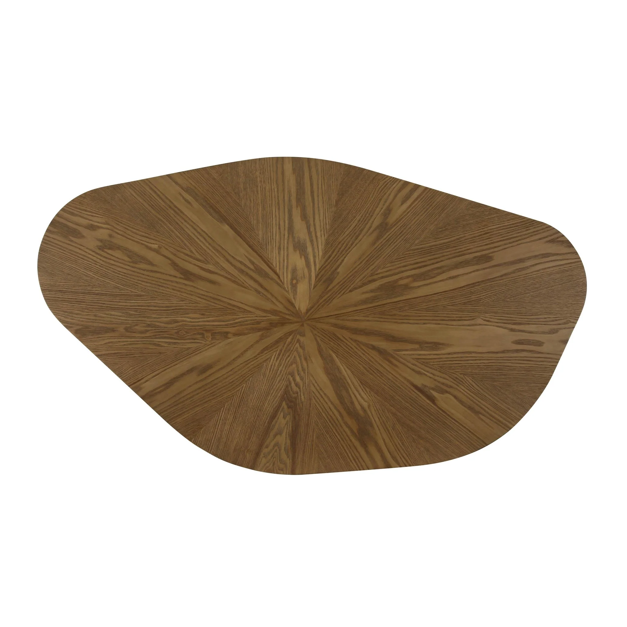 Roche Brown Ash Geometric Coffee Table - Image 5