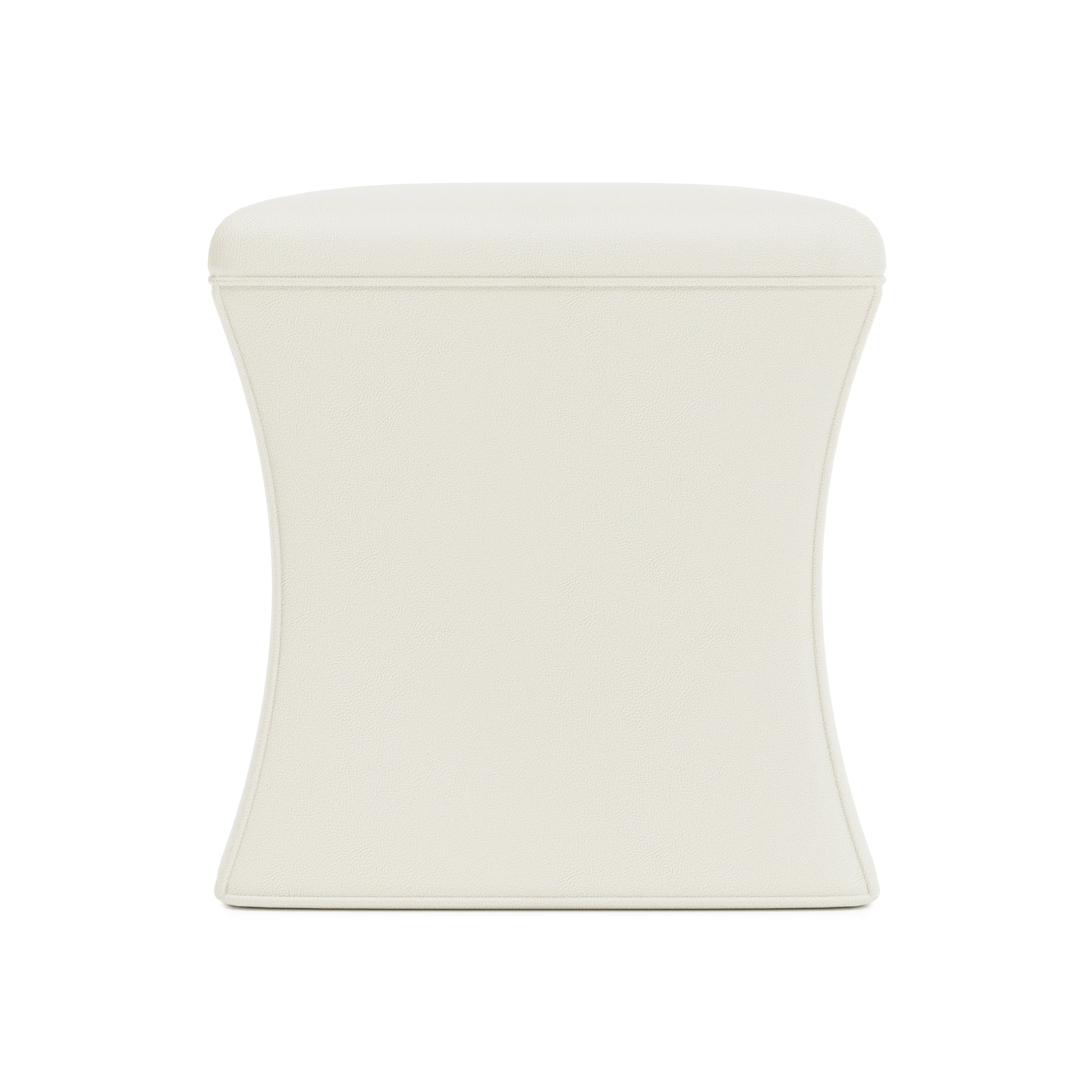 Roscoe Leather Ottoman - Image 3