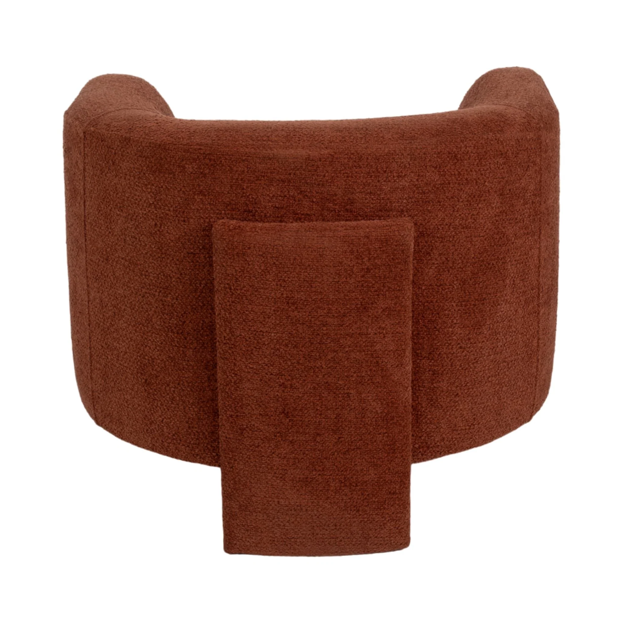 Roundback Accent Chair, Rust - Image 4