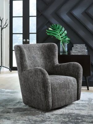 Rowenburg Swivel Glider Accent Chair - Image 9