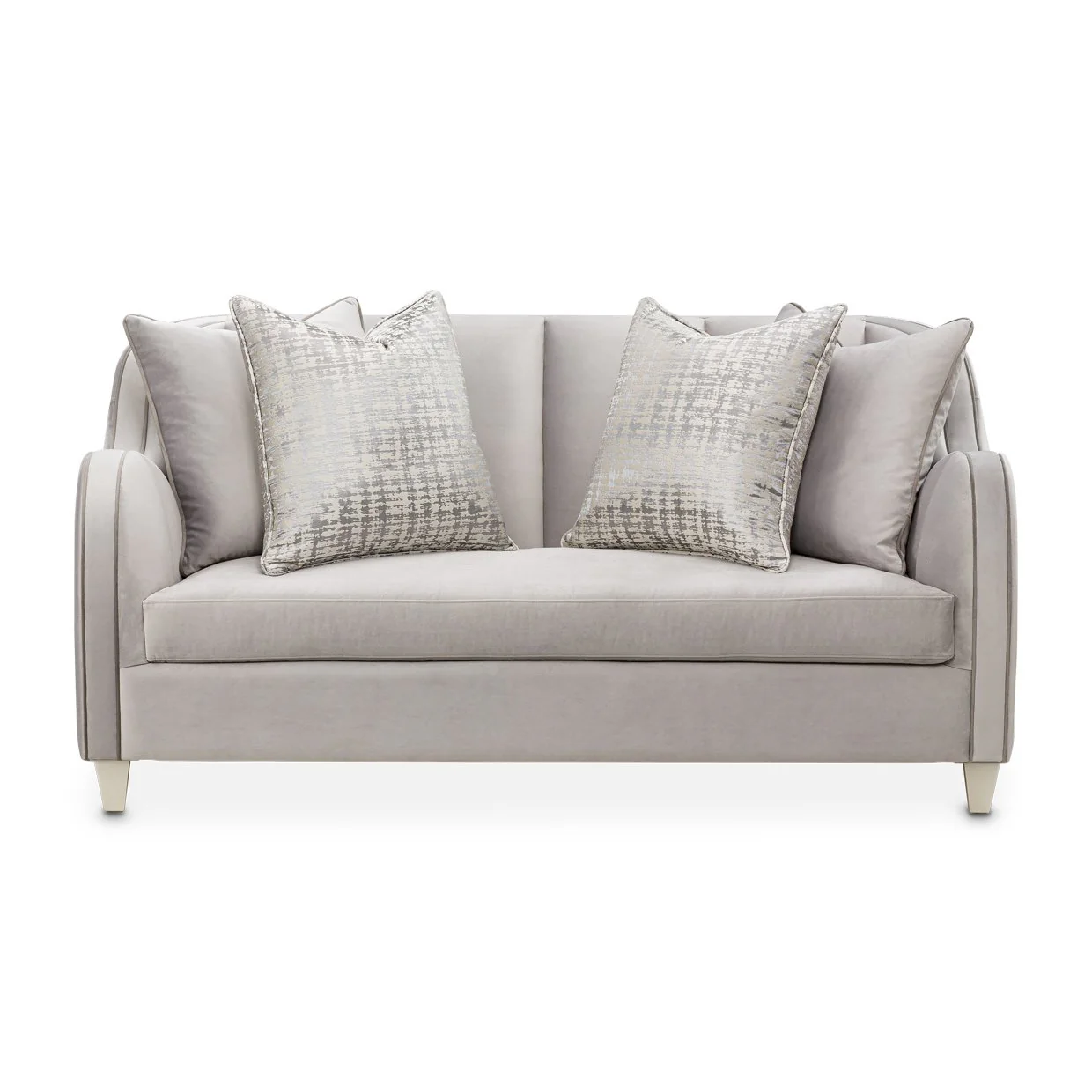 Roxbury Park Velvet Loveseat - Steel/Slate