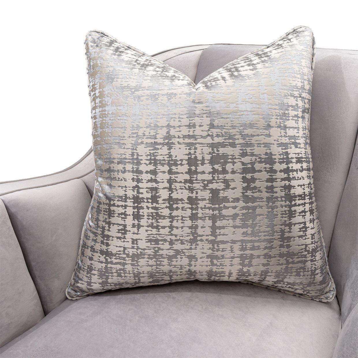 Roxbury Park Velvet Matching Chair - Steel/Slate - Image 8