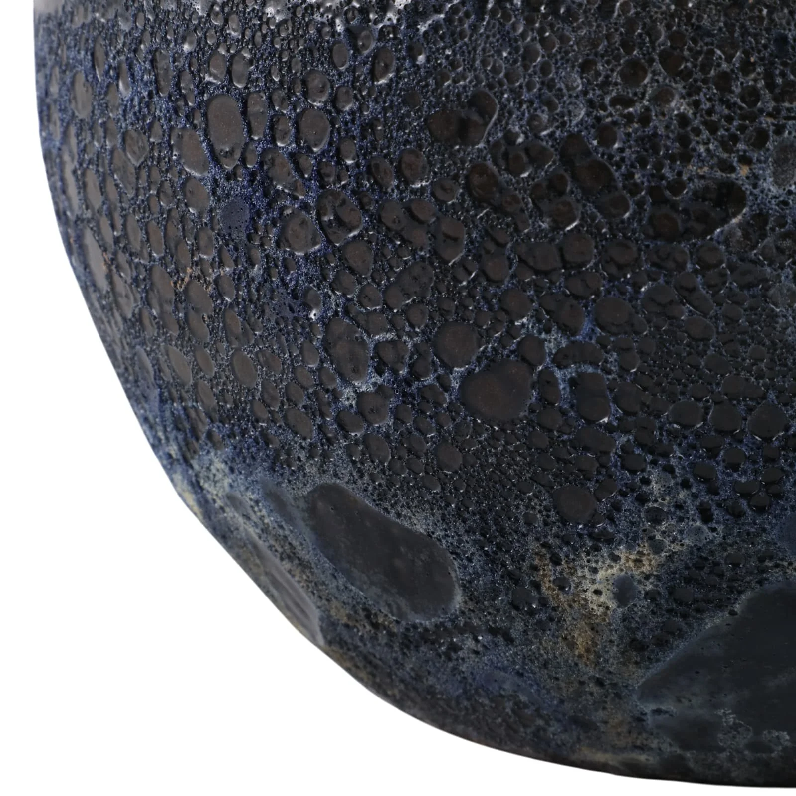 S/2 10/13" Lava Bowl Planters, Blue - Image 5