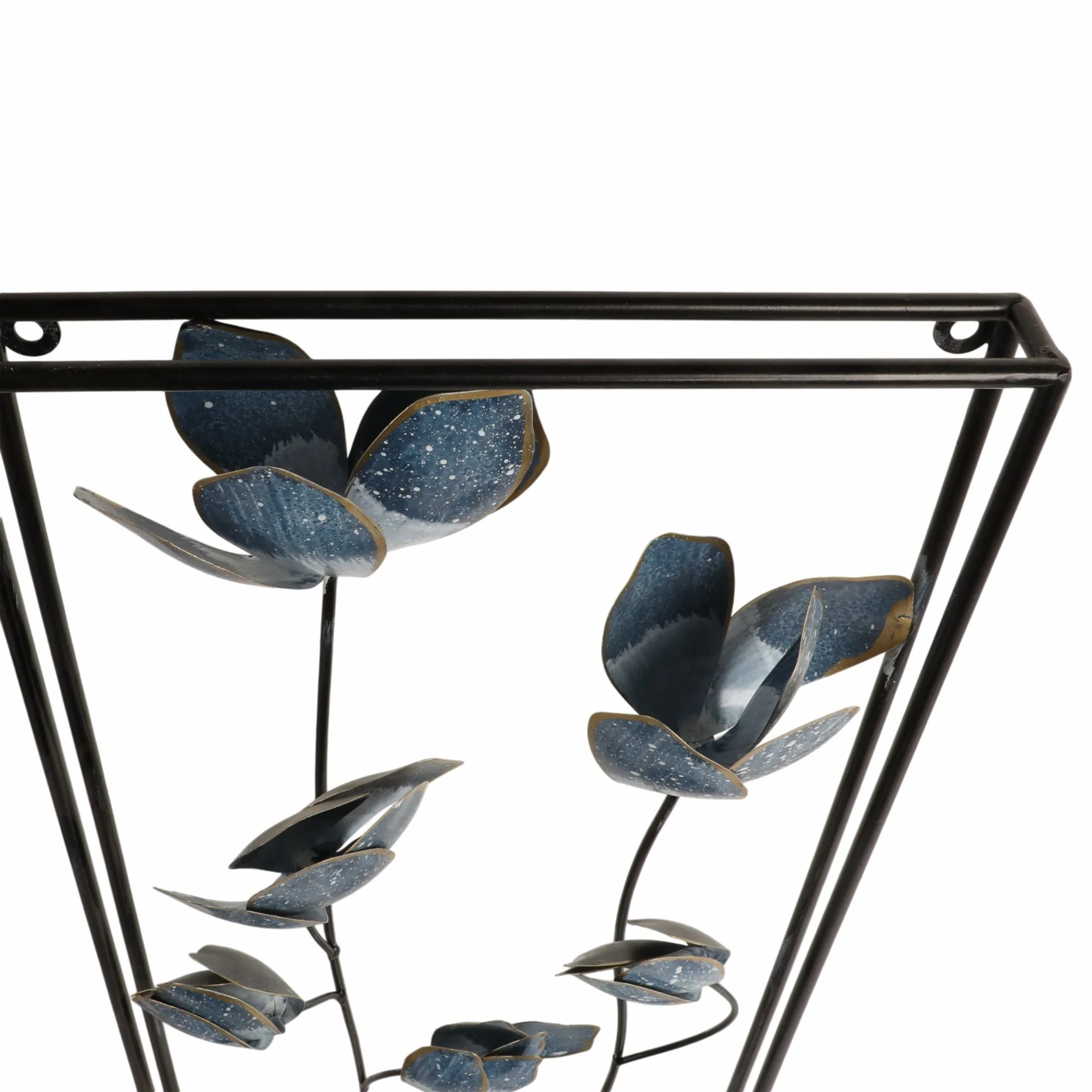 S/2 32" Blooming Flowers Metal Wall Panels, Blue/b - Image 5