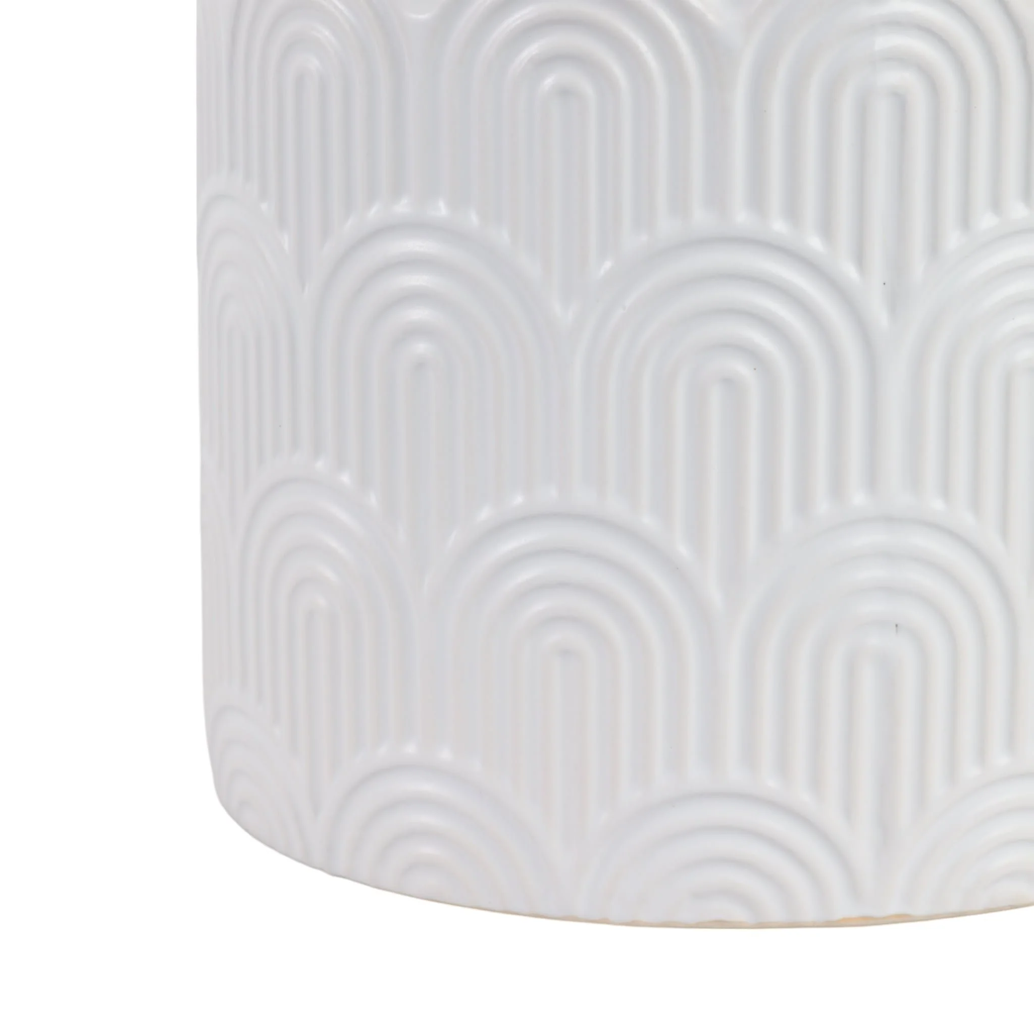 S/2 6/8" Arch Planters, White - Image 4