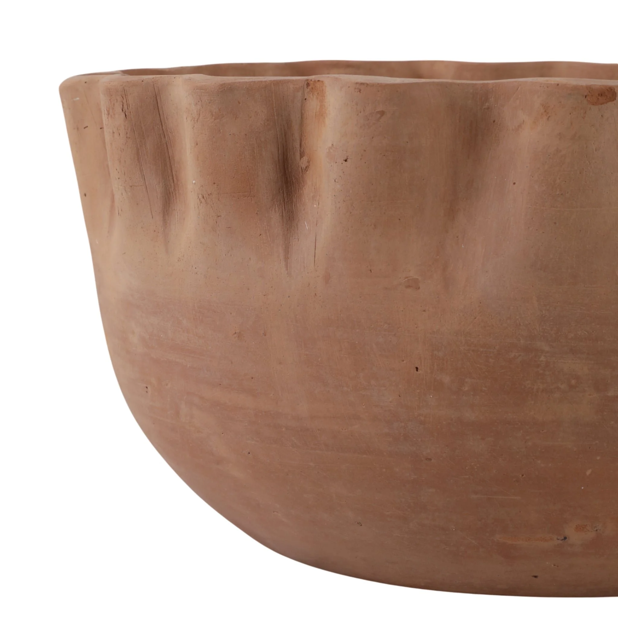 S/2 9/13" Terracotta Planters, Natural - Image 5
