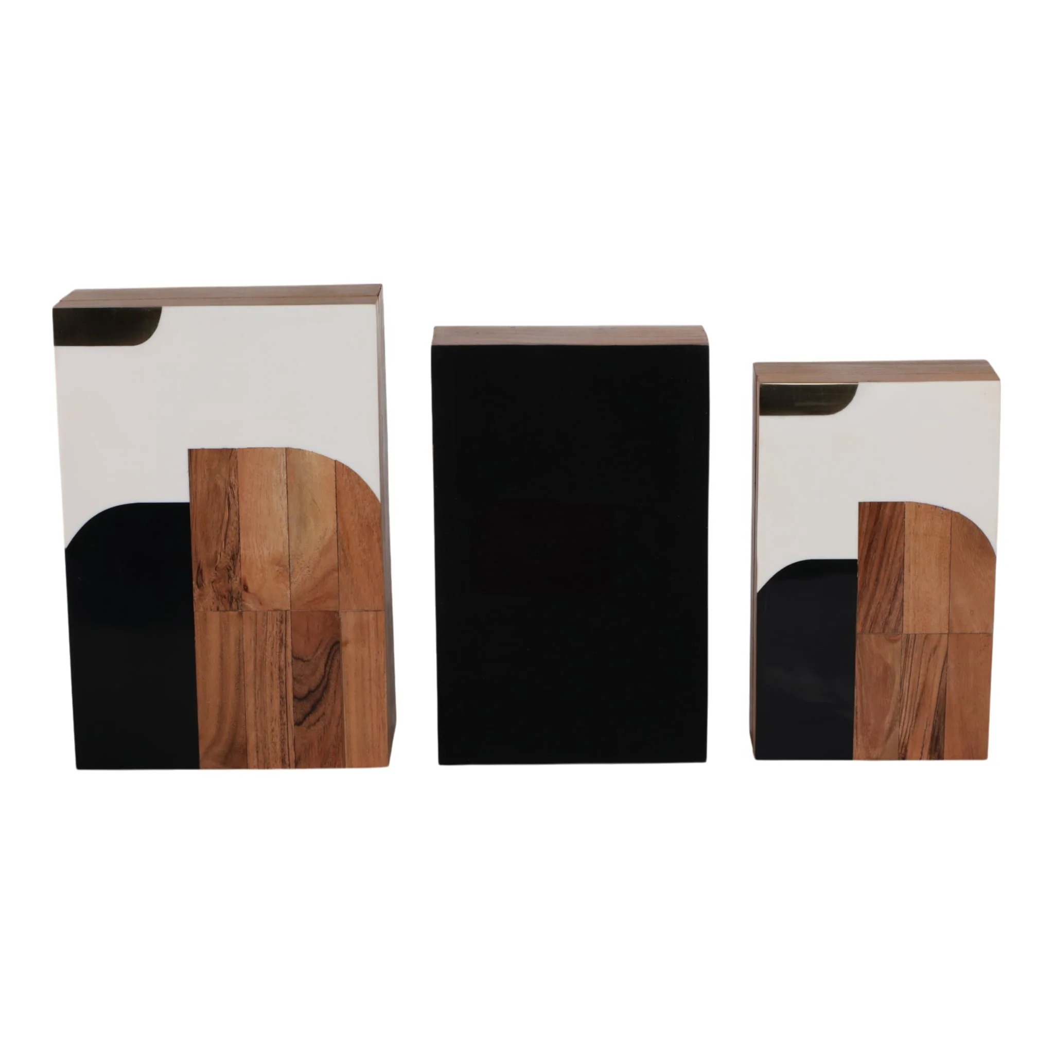 S/3 10/11/12" Mid-century Boxes, Multi - Image 7