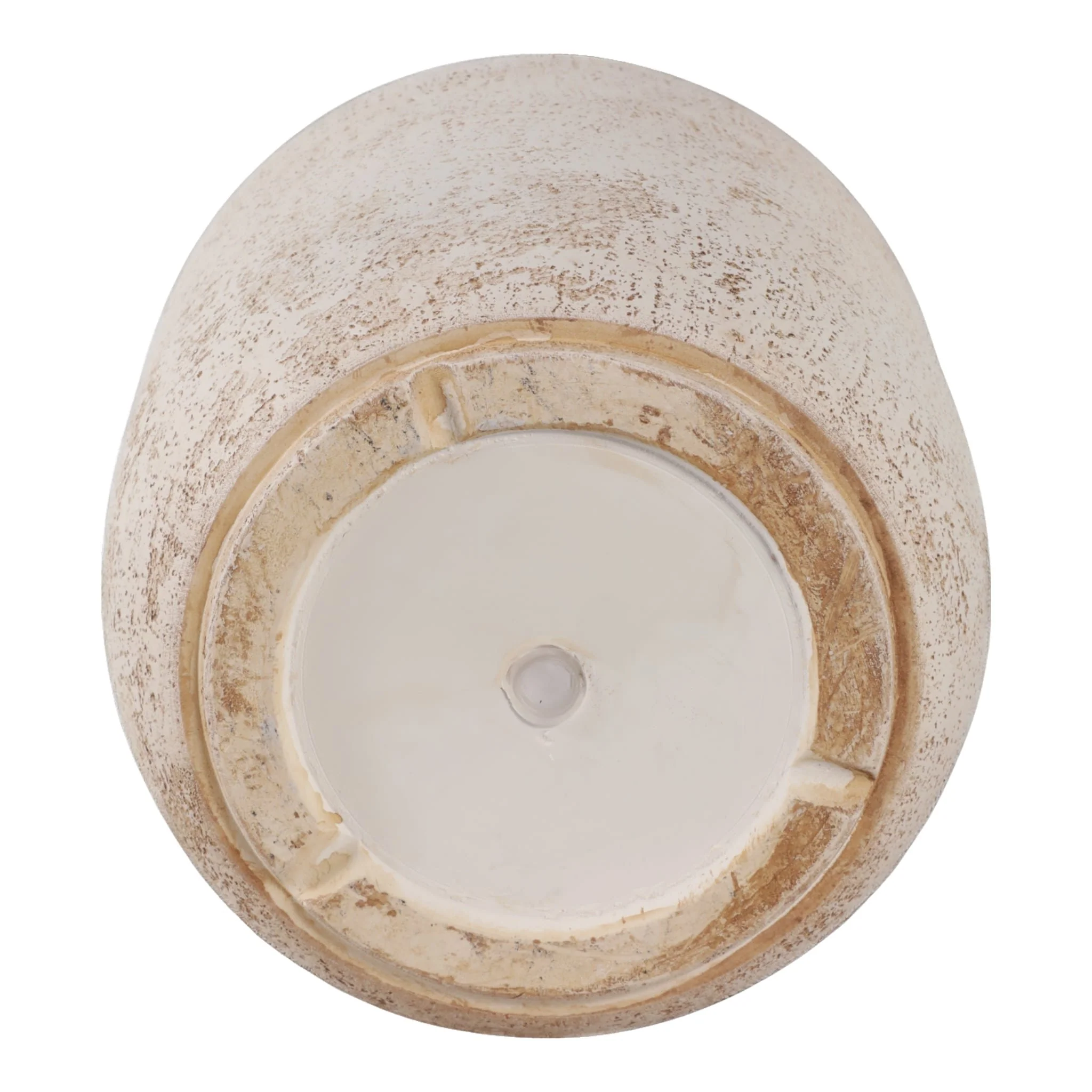 S/3 10/12/16" Cement Texture Resin Planters, Ivory - Image 6