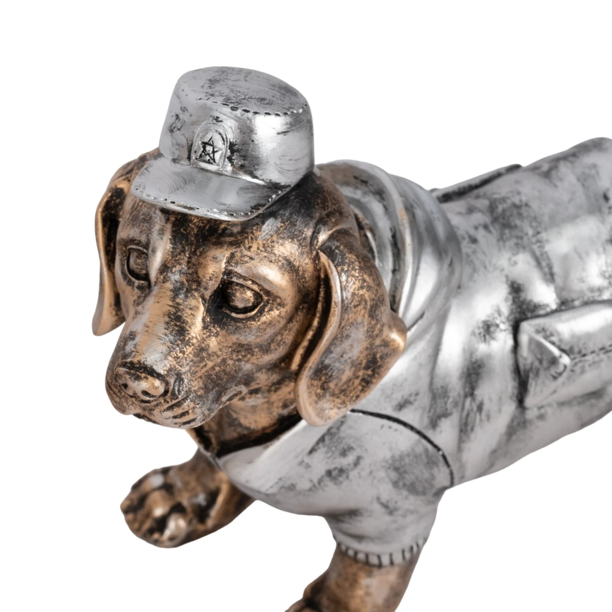 S/3 10" Cool Dogs Decor, Gold - Image 5