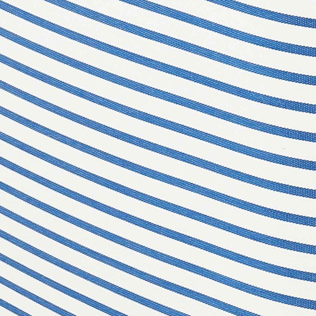 Salty Blue Striped Indoor/Outdoor Sofa - Image 7