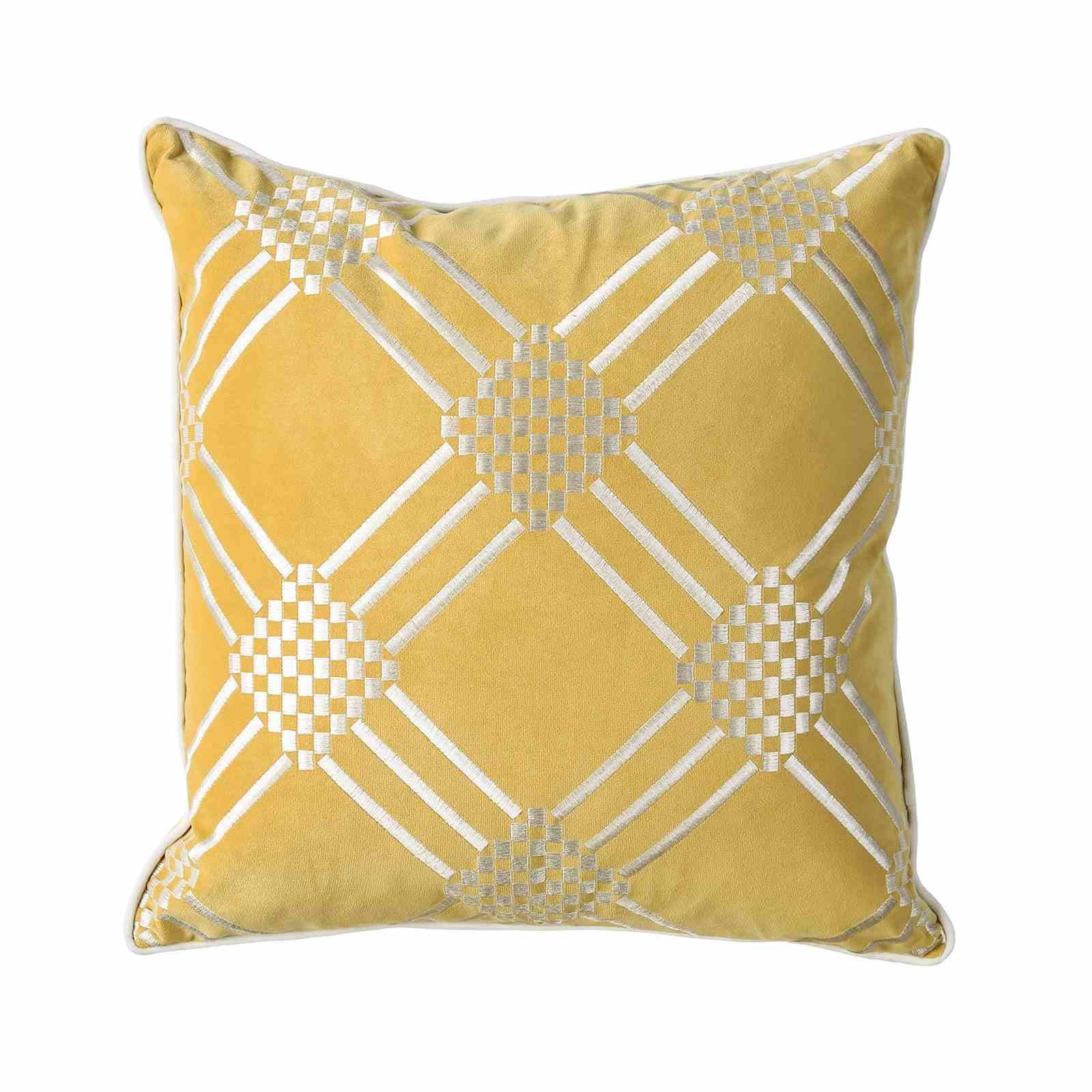 Sam 20" X 20" Pillow, Silver & Gold (2/CTN)