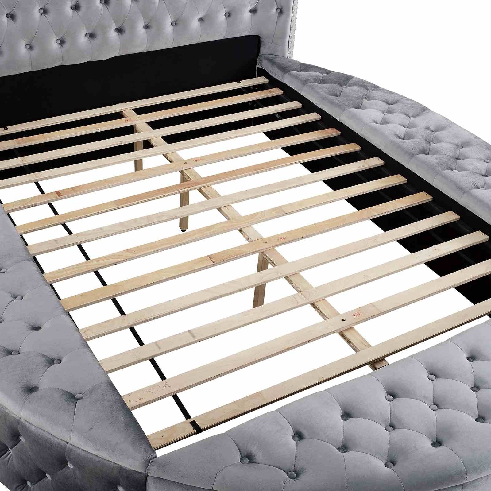 Sansom Queen Bed, Gray - Image 3