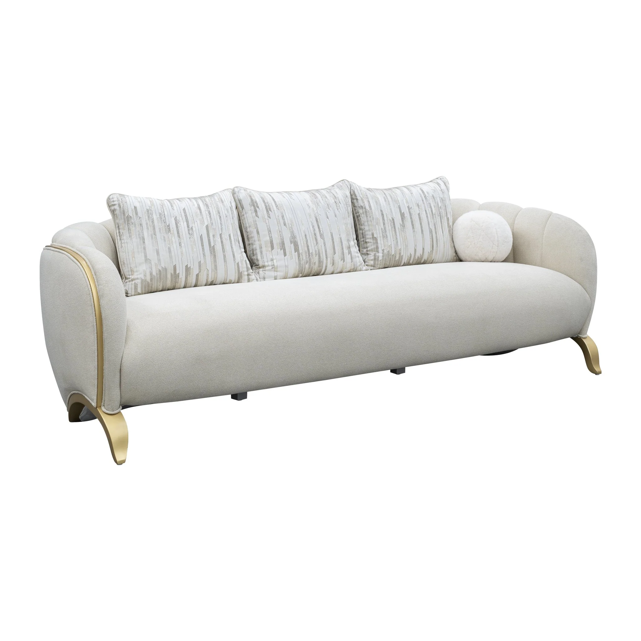 Scotts Square Sofa - Cornsilk/Light Champagne - Image 2