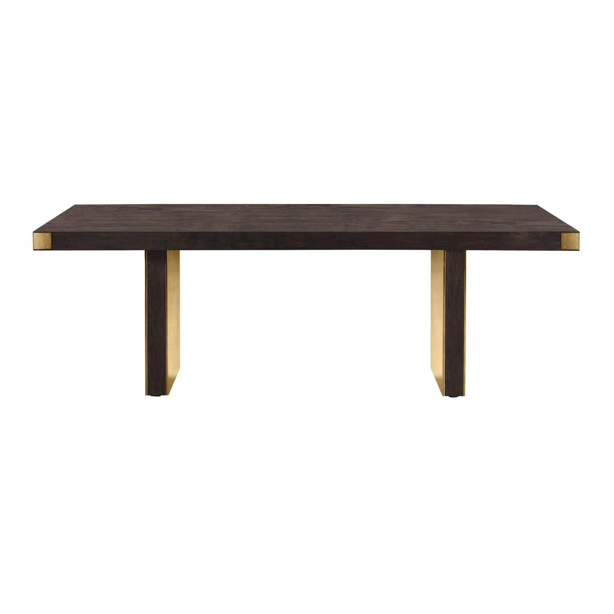 Selena Chocolate Brown Ash Dining Table - Image 3
