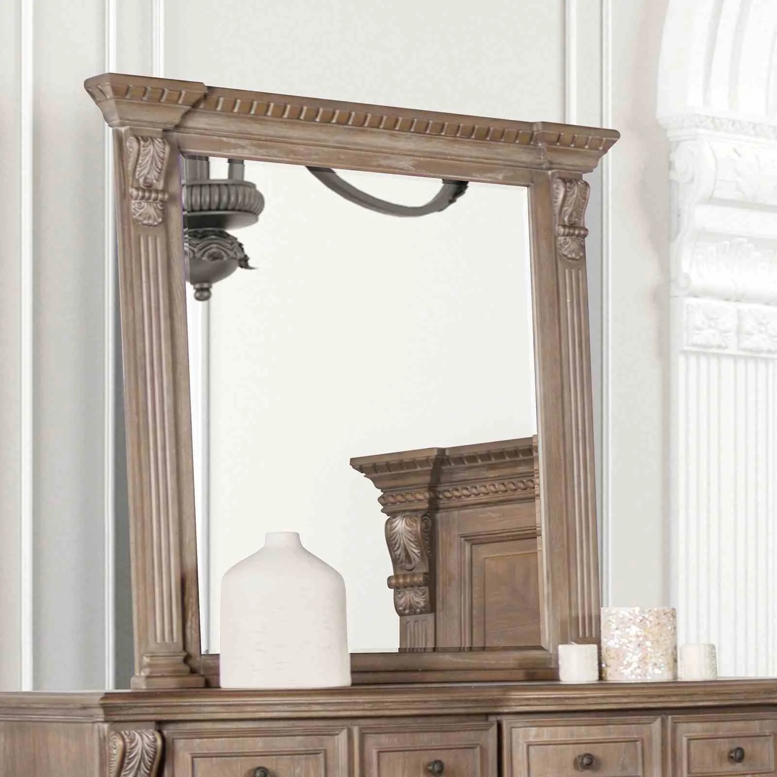 Sevenoaks Mirror, Weathered Oak