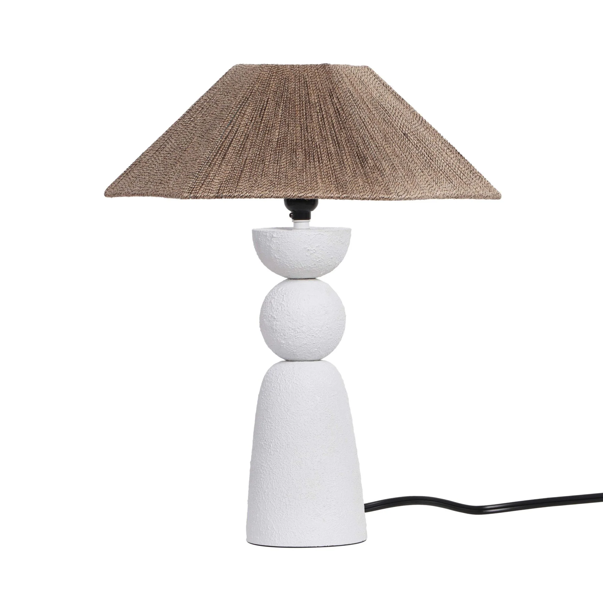 Shabby Natural Rope Table Lamp - Image 3