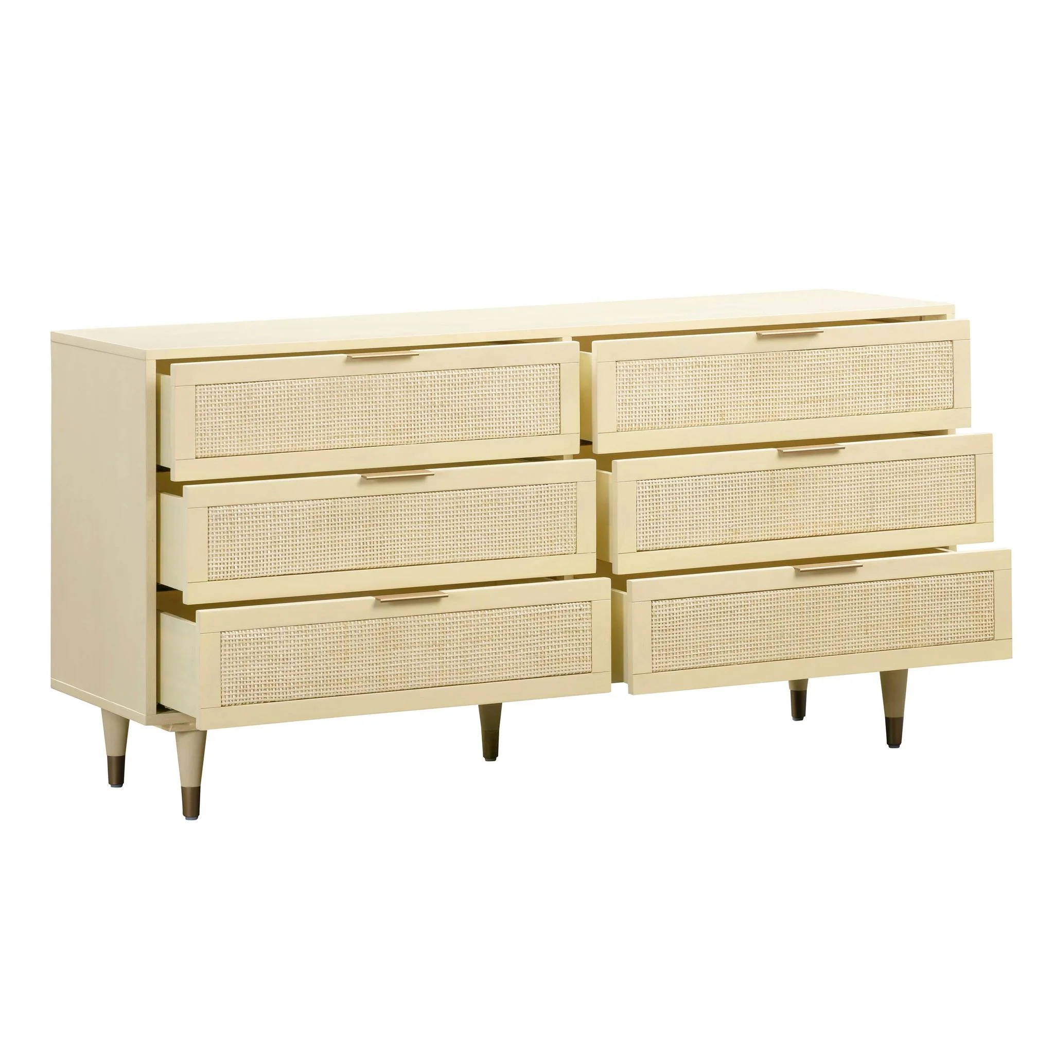 Sierra Buttermilk 6 Drawer Dresser - Image 4