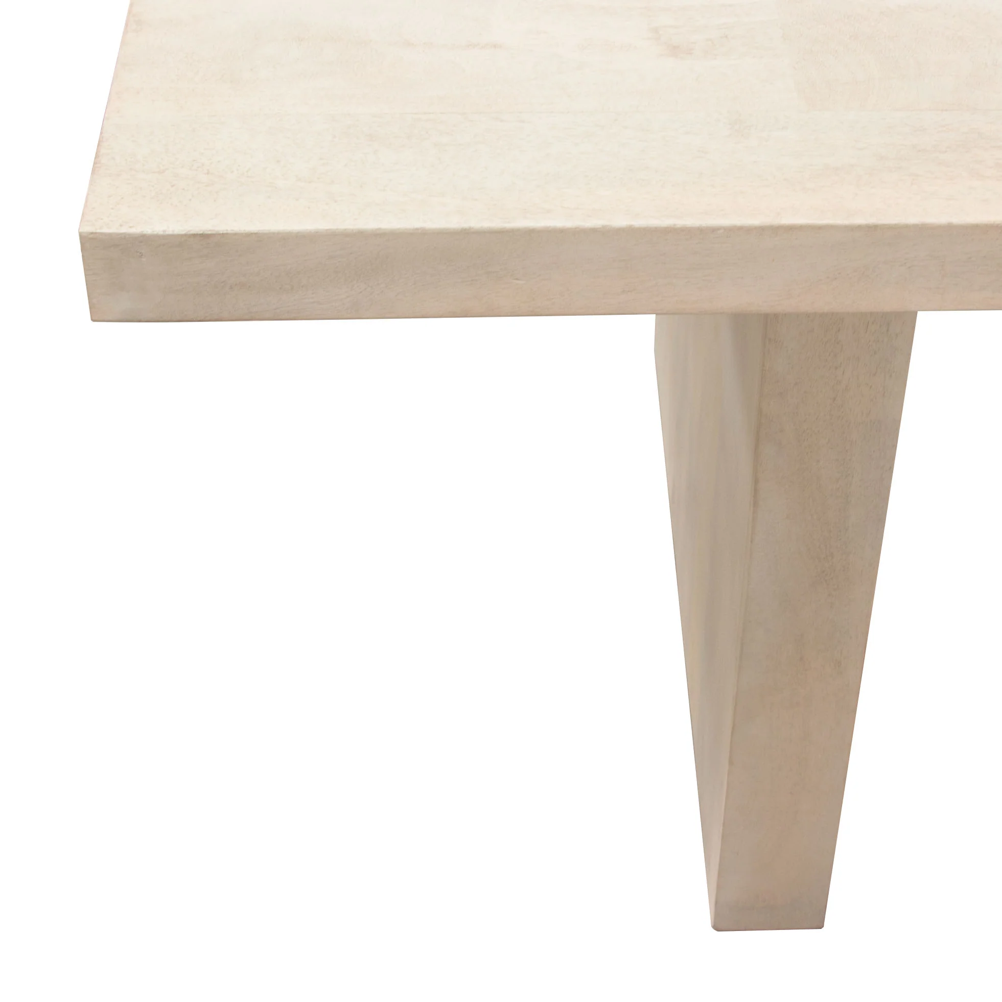 Sonoma 80" Solid Mango Wood Dining Table in Light Natural Grey Wash Finish by Diamond Sofa - Image 7