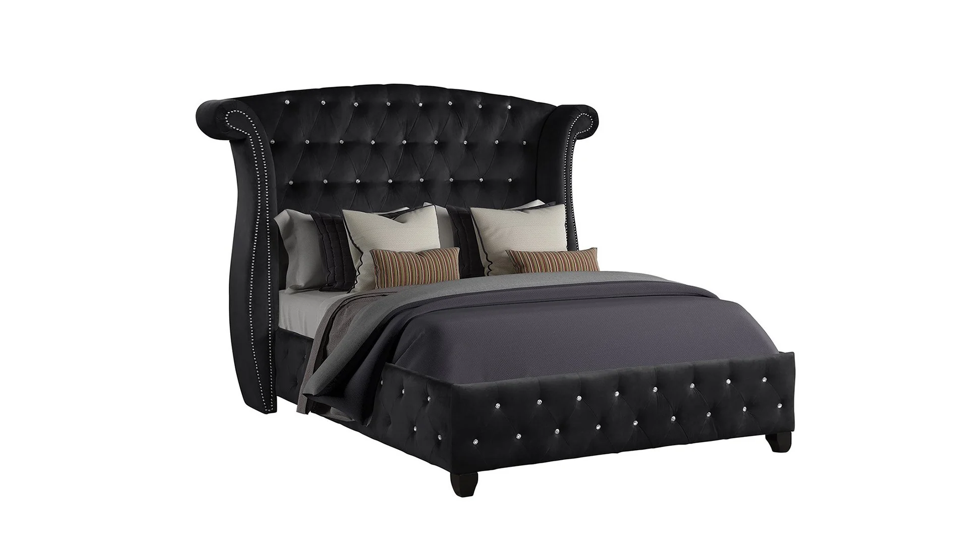 Sophia King Bed  Black
