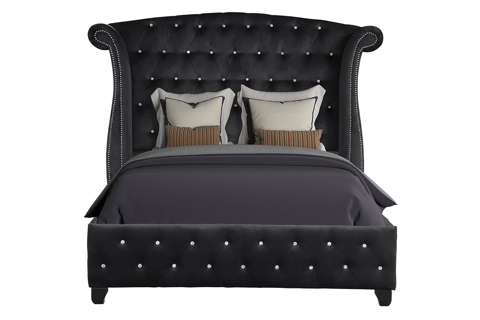 Sophia King Bed  Black - Image 2