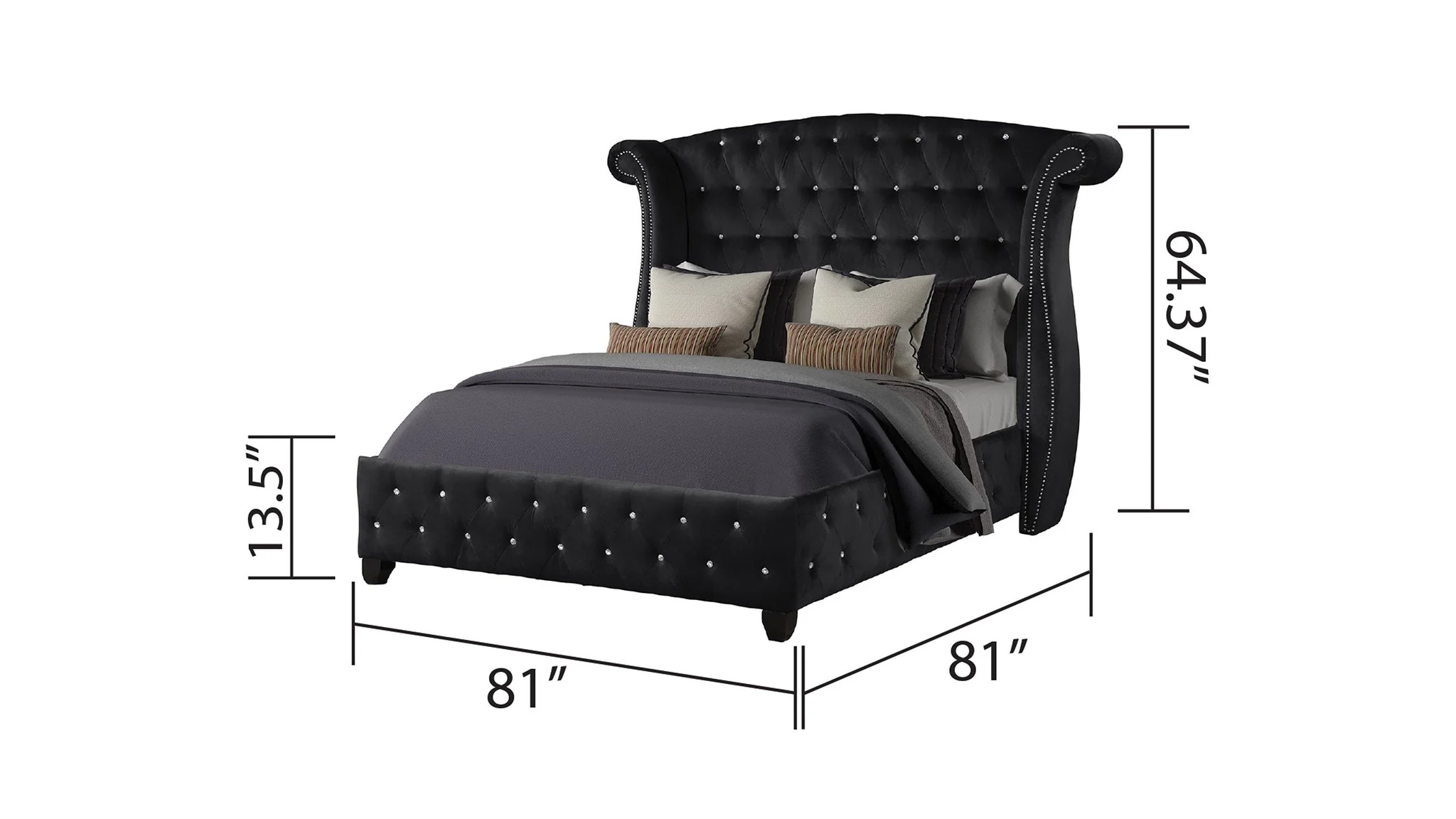 Sophia King Vanity 5 Black - Image 4