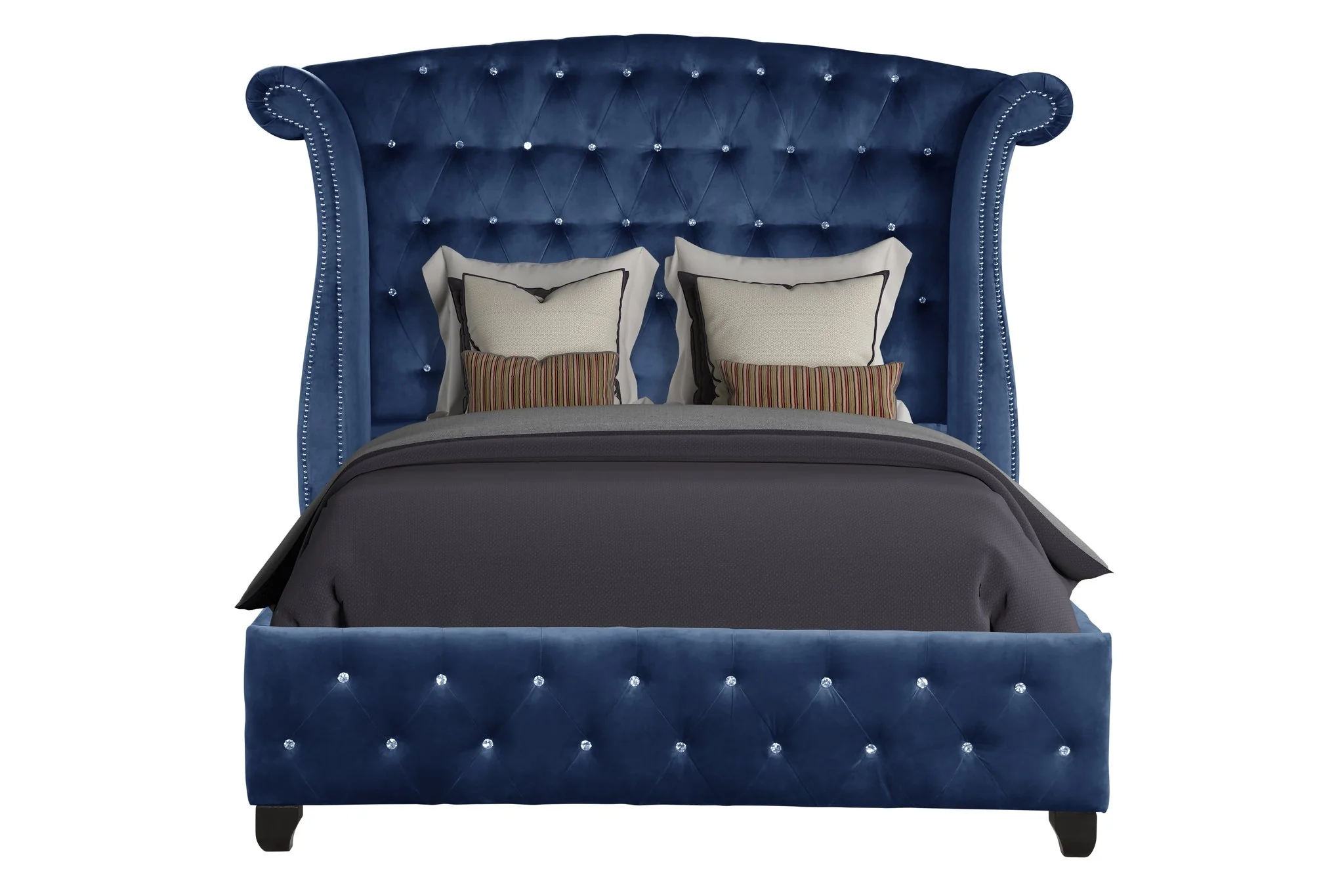 Sophia Queen Bed Blue - Image 2
