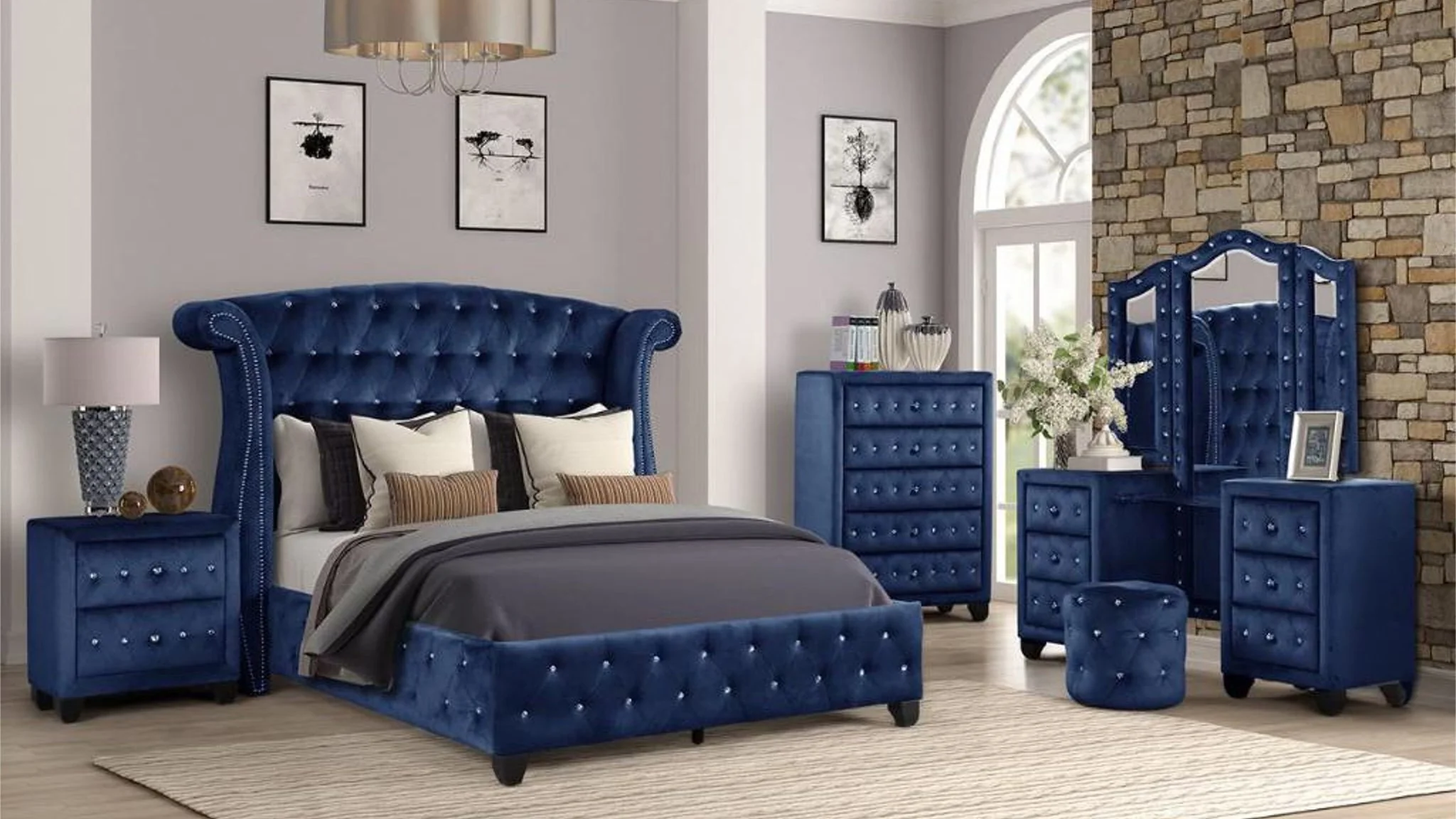 Sophia Queen Vanity 5 Blue