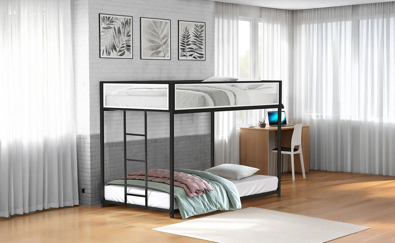 Southall Twin/Twin Metal Bunk Bed