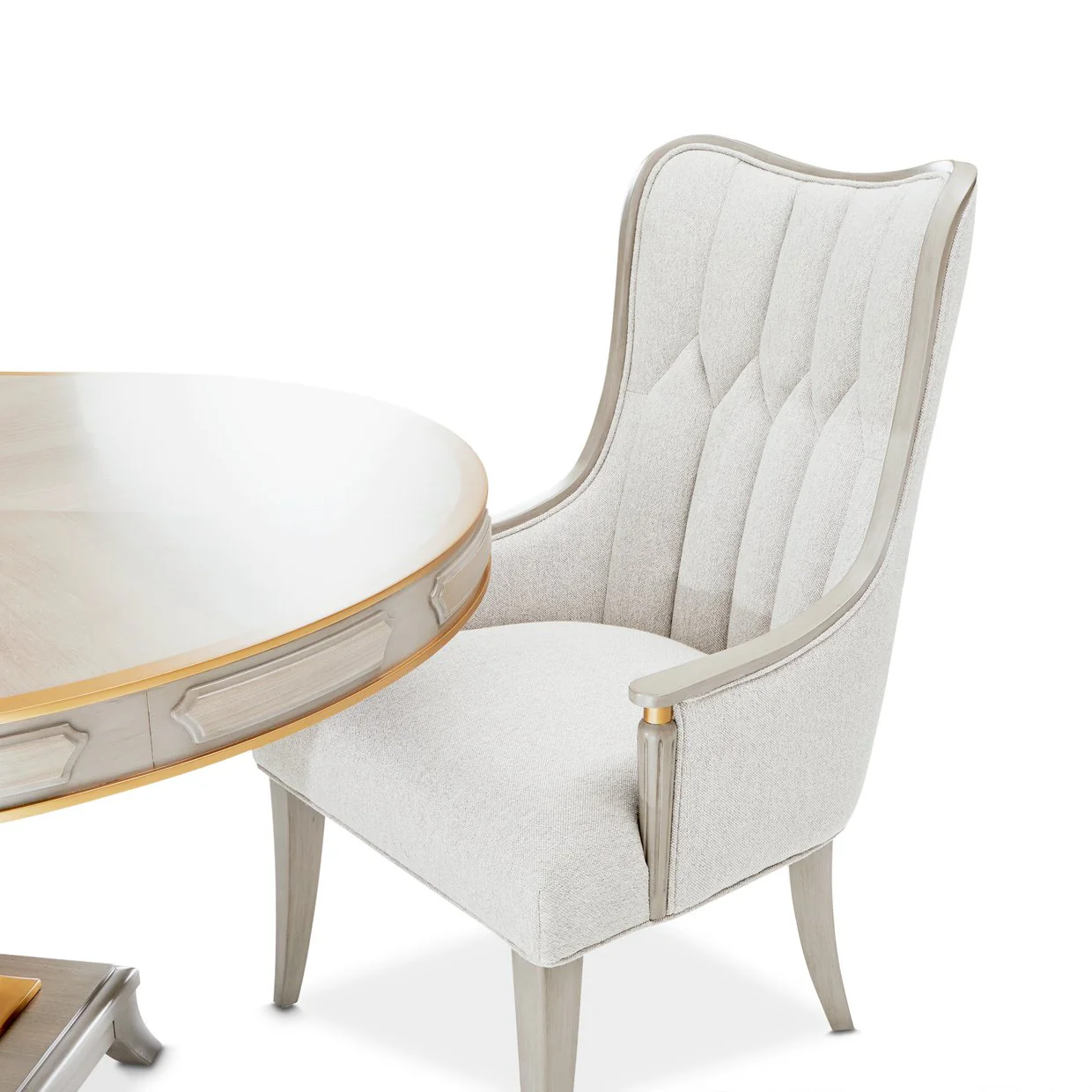 St. Charles Dining Arm Chair - Dove Gray - Image 13