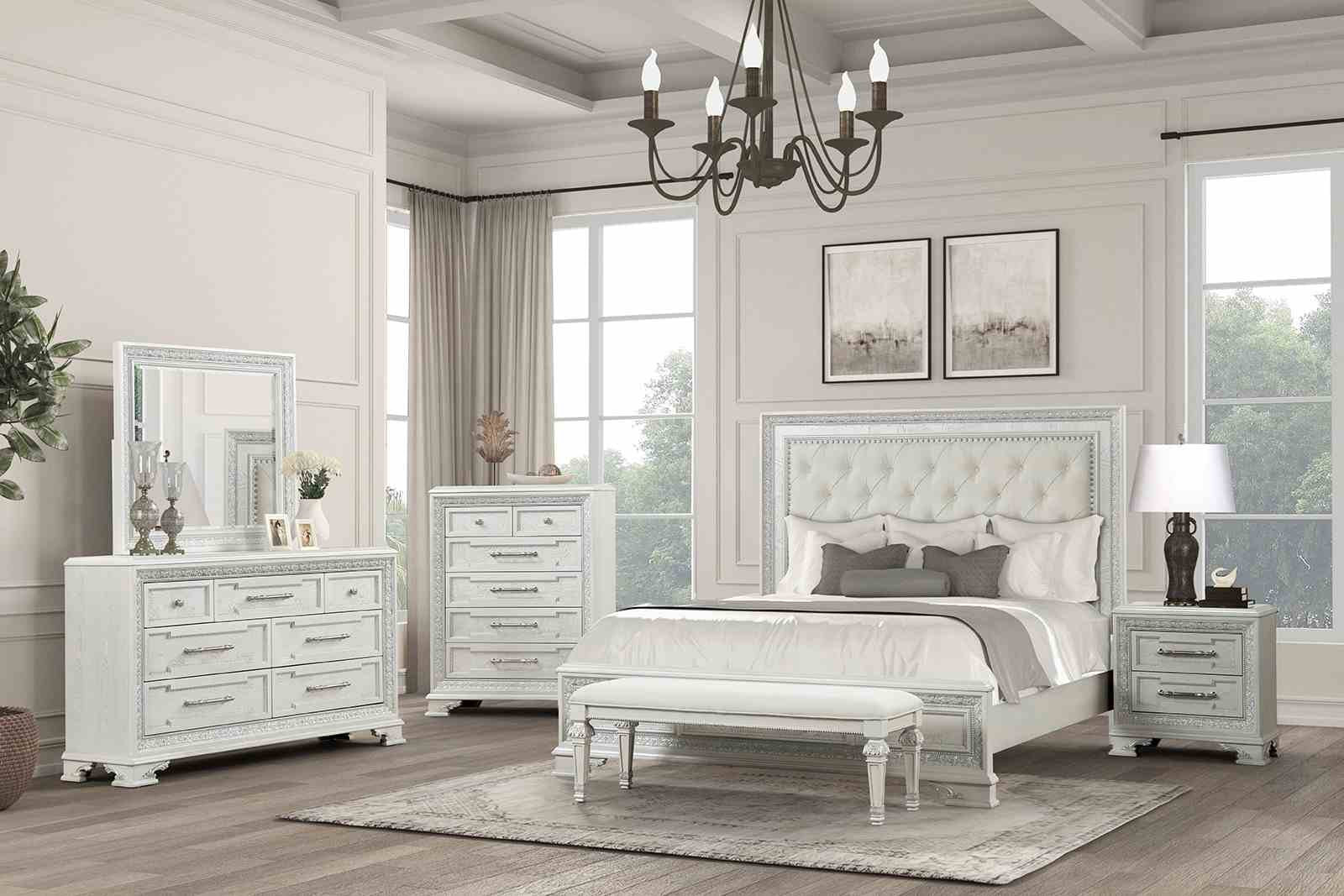 Stella Mia 5 Pc. Queen Uph Bedroom Set w/ 2Ns