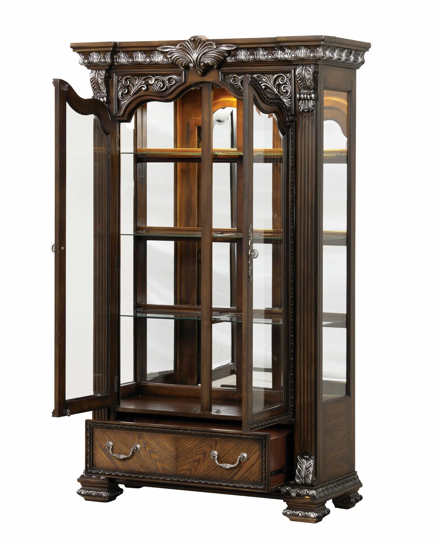 Stella Mia Curio Cabinet, Ivory - Image 6